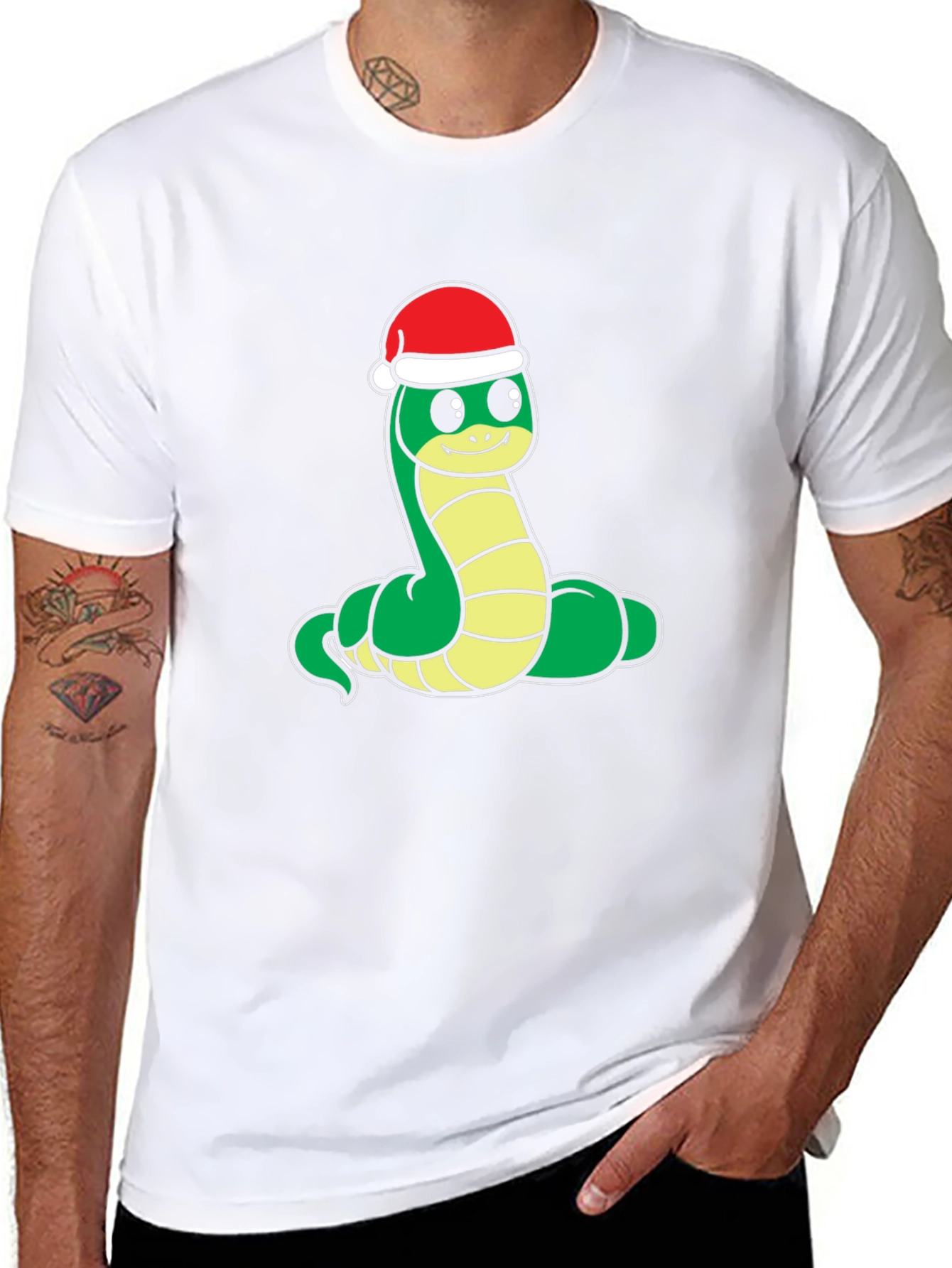 Festive Snake Tee - Holiday Cheer
