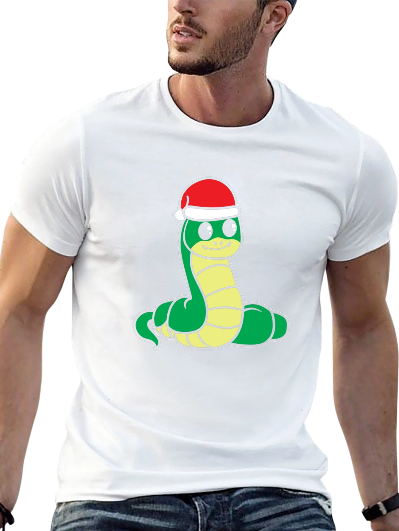 Festive Snake Tee - Holiday Cheer