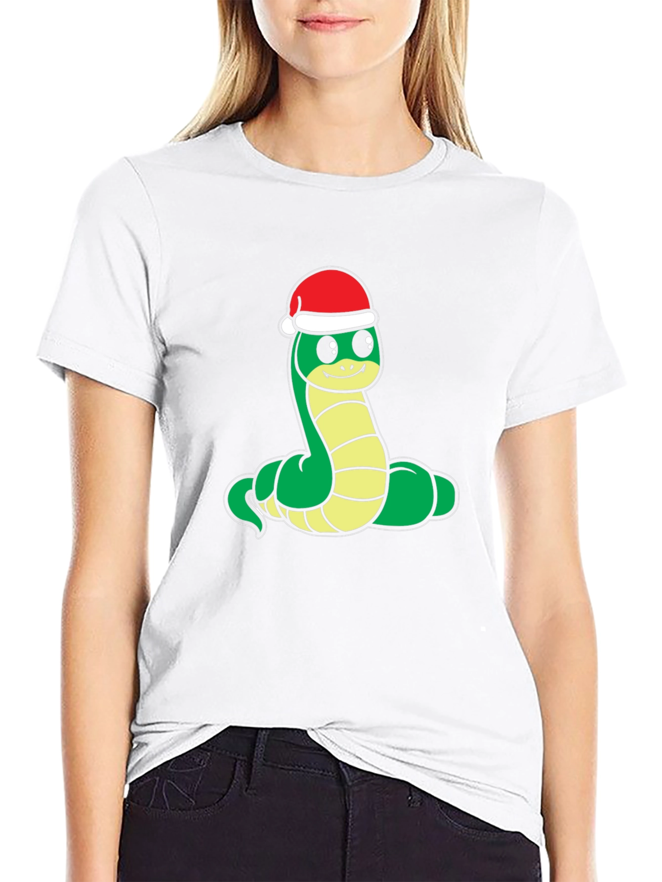 Festive Snake Tee - Holiday Cheer