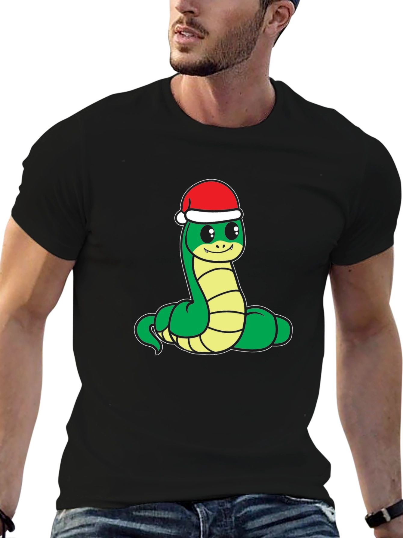 Festive Snake Tee - Holiday Cheer
