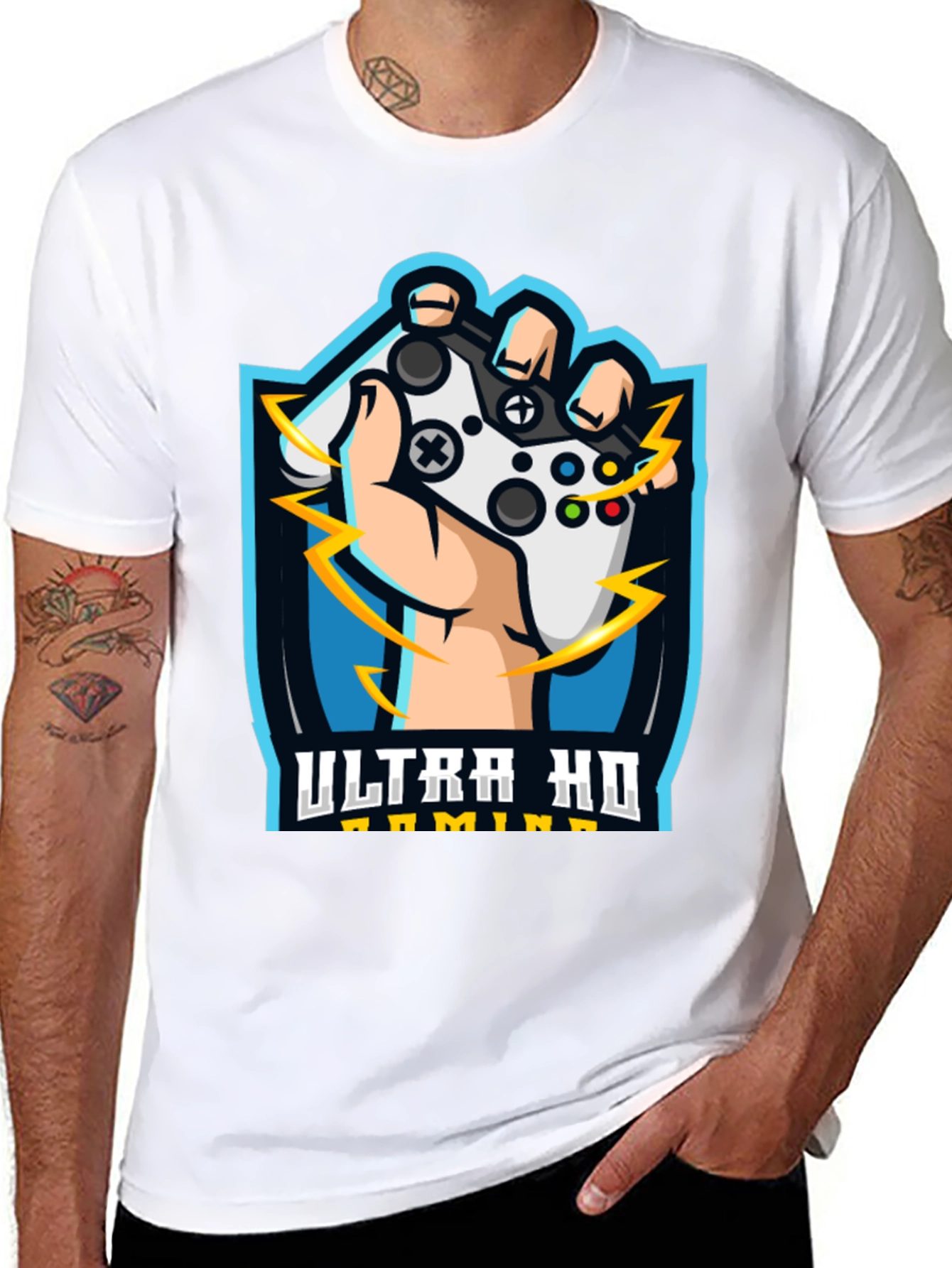 Ultra HD Gaming T-Shirt - Controller Design