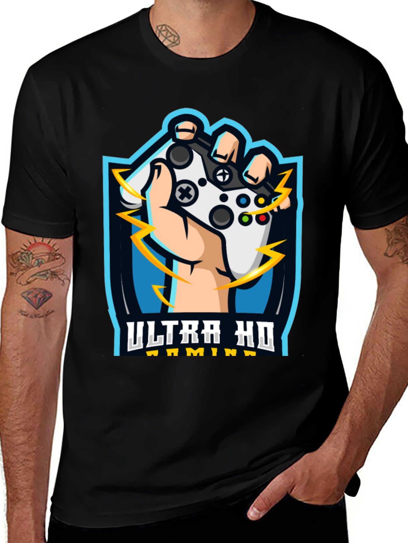 Ultra HD Gaming T-Shirt - Controller Design