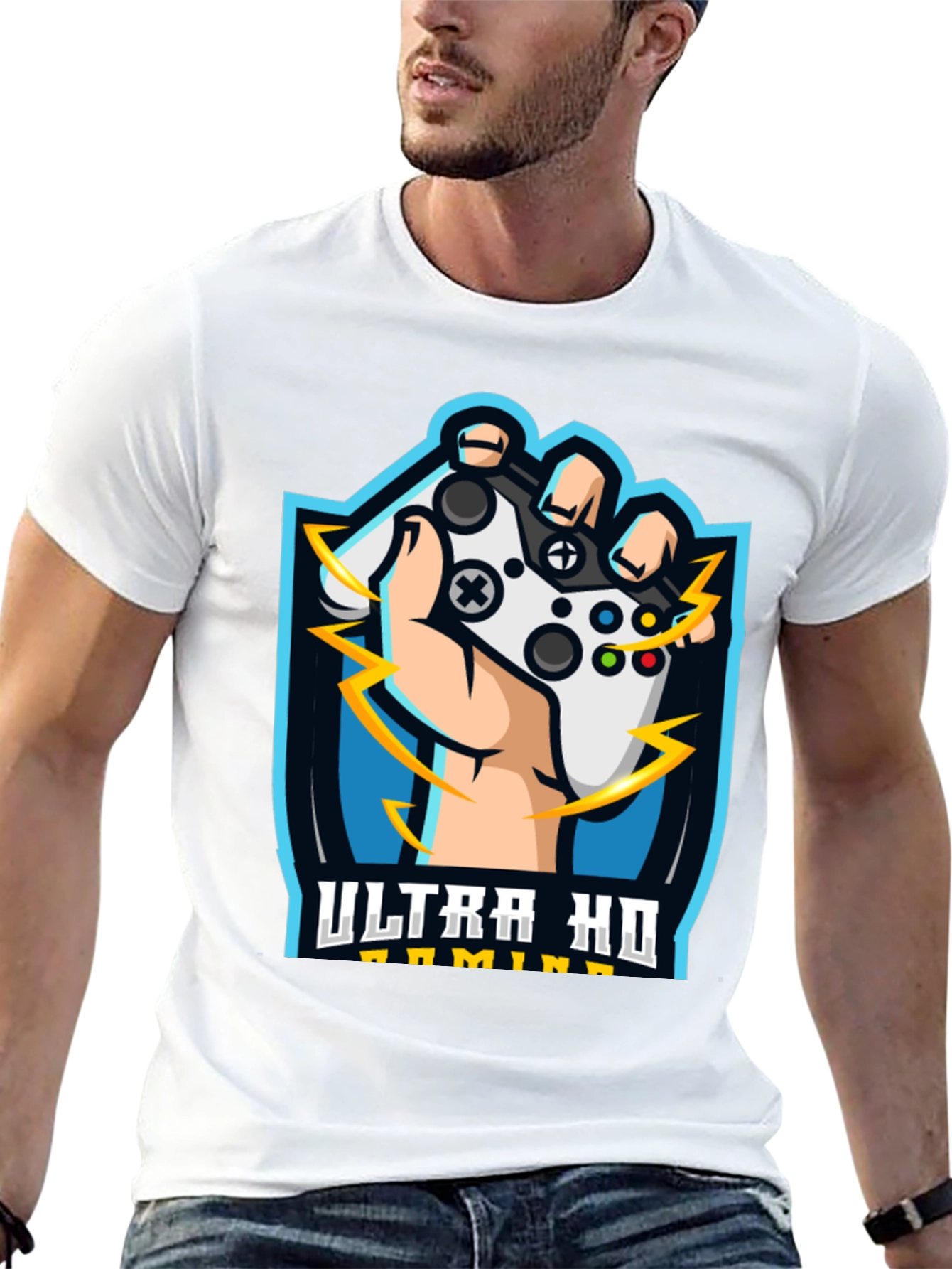 Ultra HD Gaming T-Shirt - Controller Design