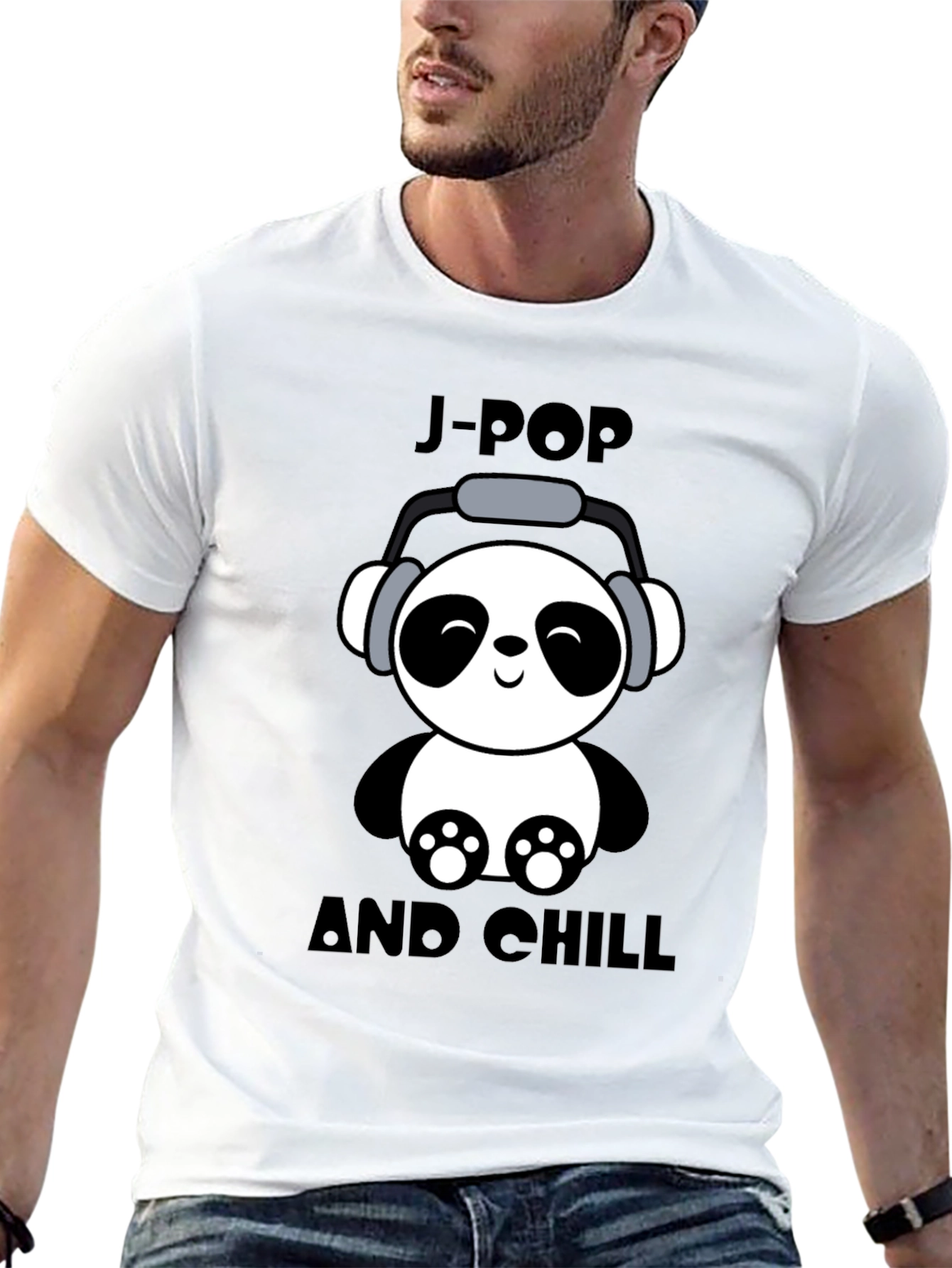 J-Pop and Chill Panda T-Shirt
