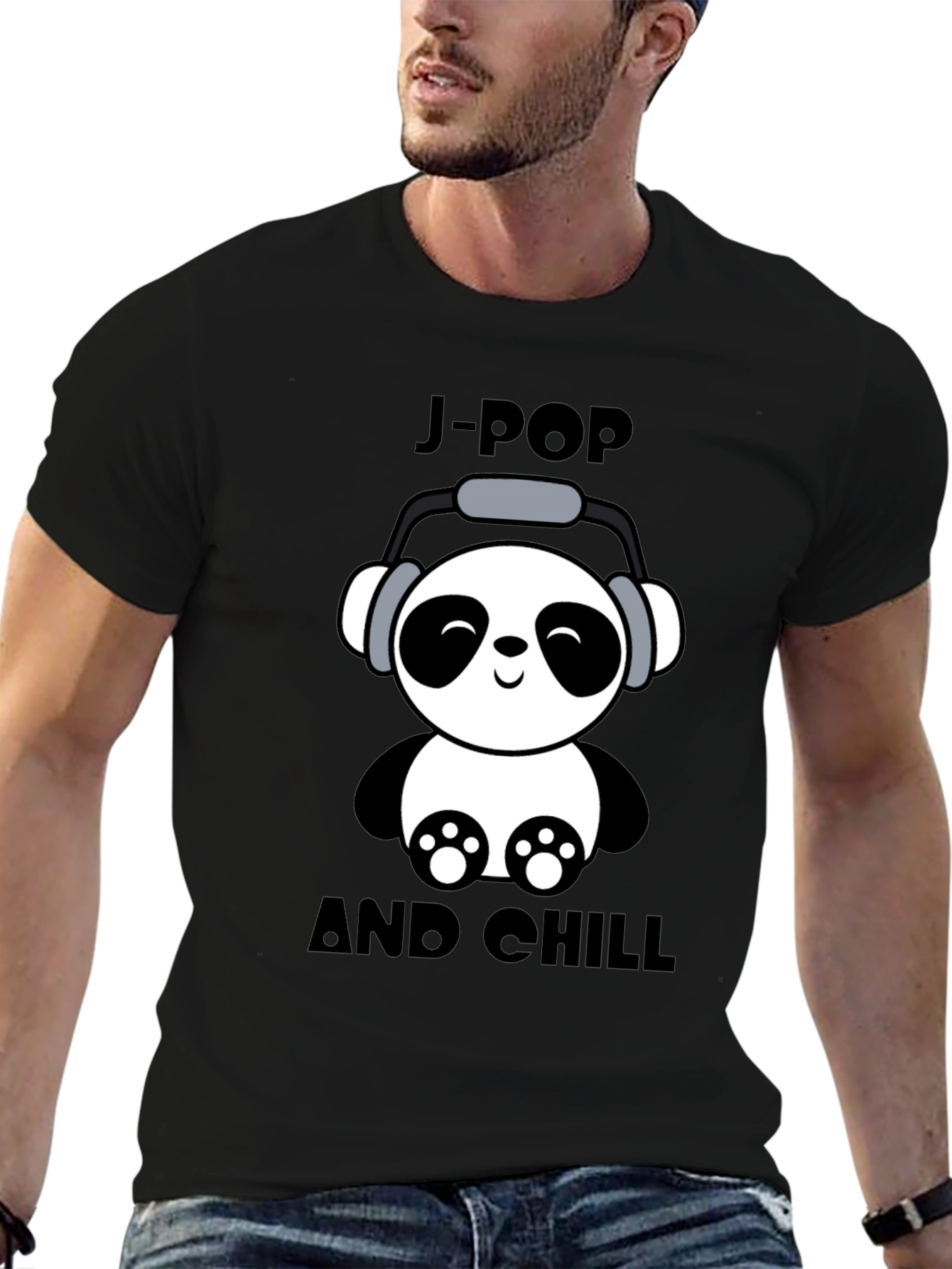 J-Pop and Chill Panda T-Shirt