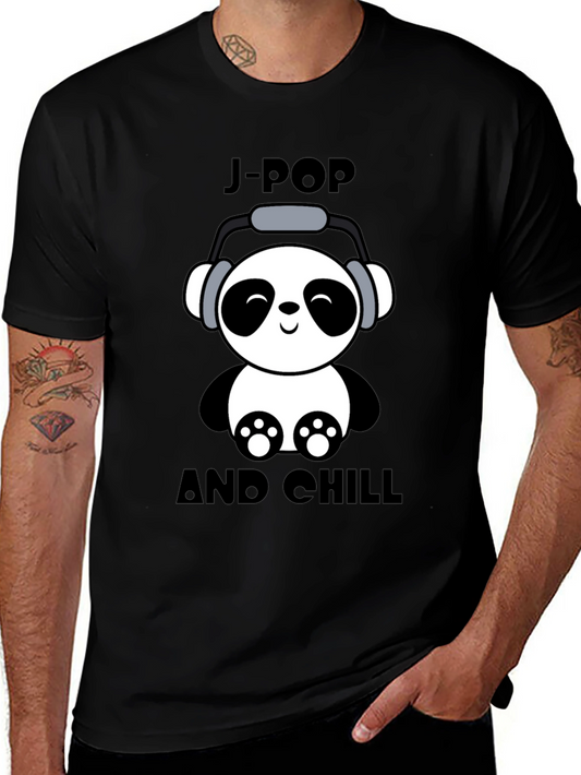 J-Pop and Chill Panda T-Shirt