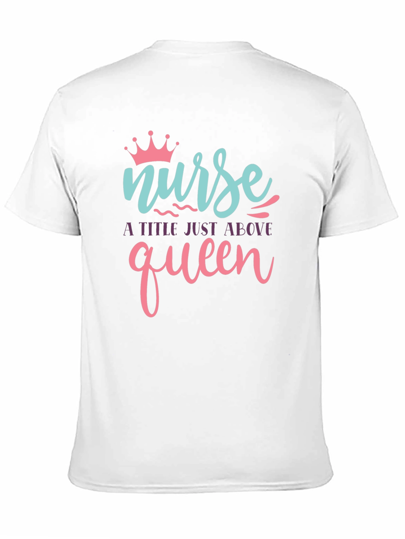 Nurse Queen Graphic Tee - Black