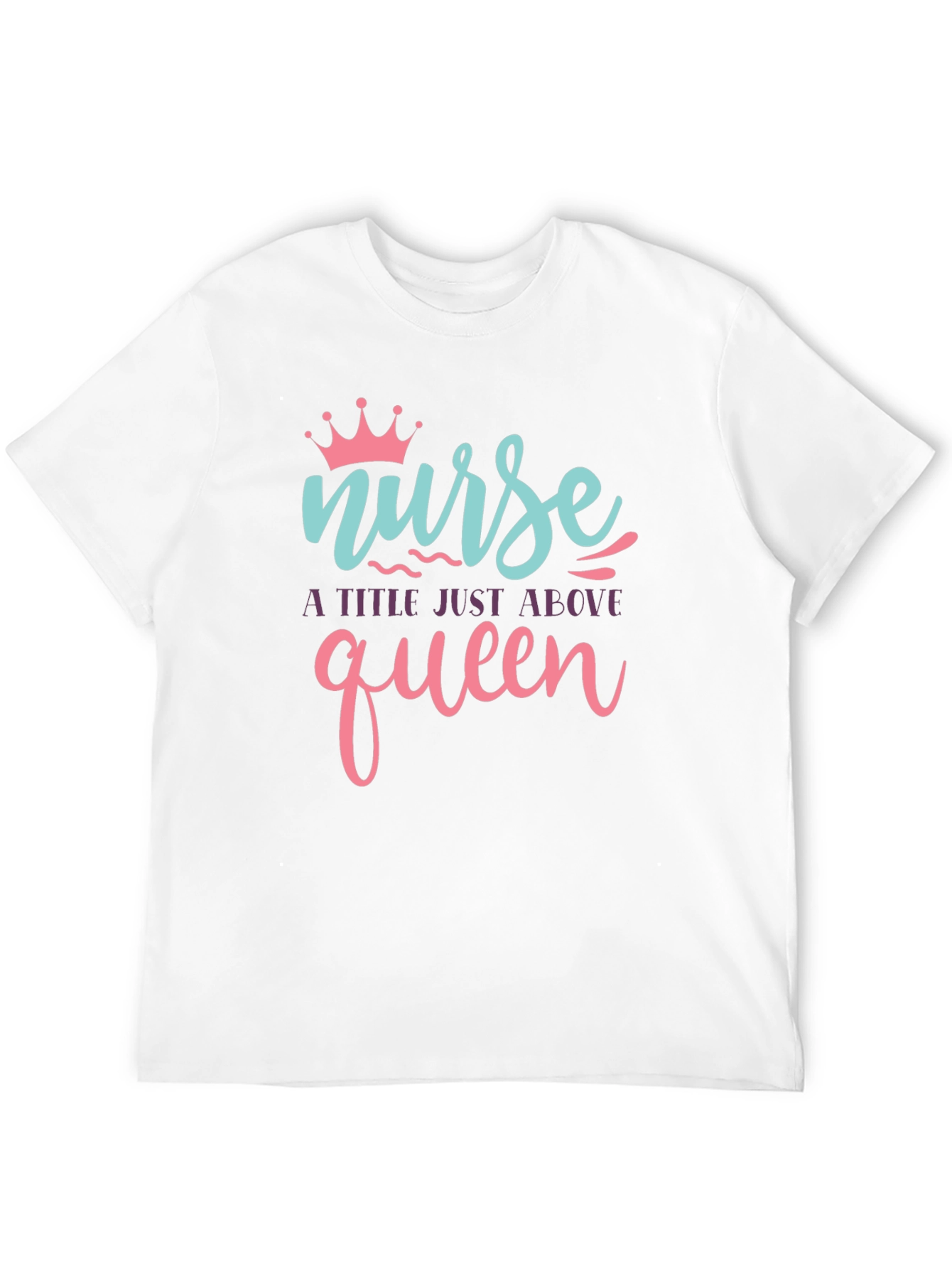 Nurse Queen Graphic Tee - Black