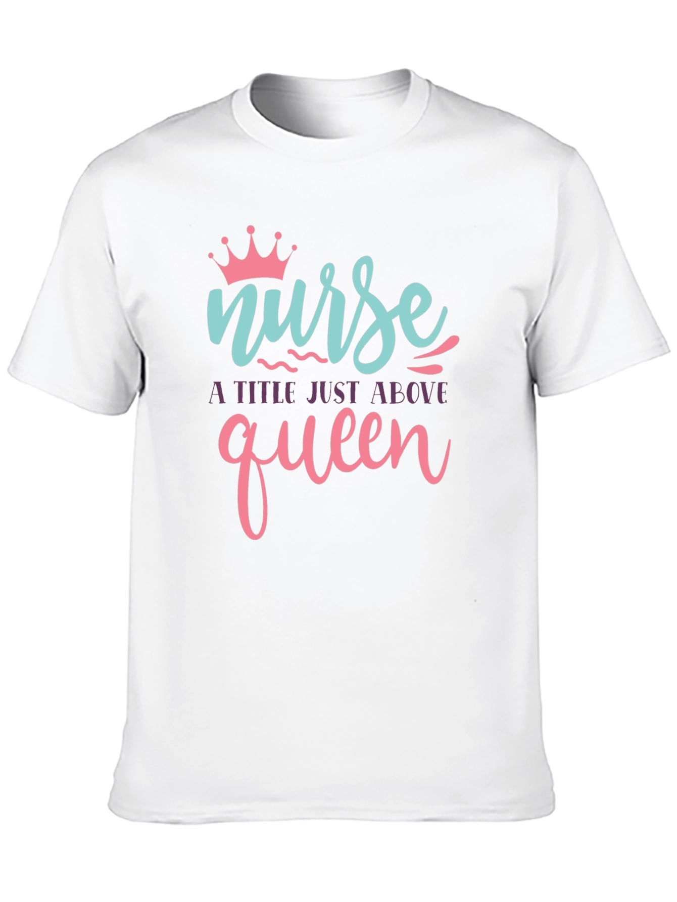 Nurse Queen Graphic Tee - Black