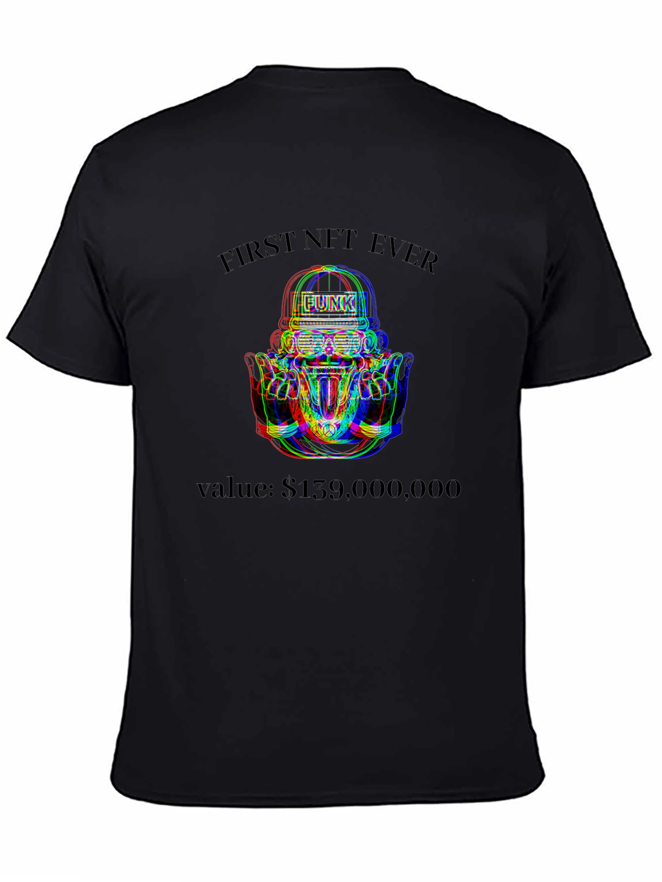 First NFT Ever Black T-Shirt