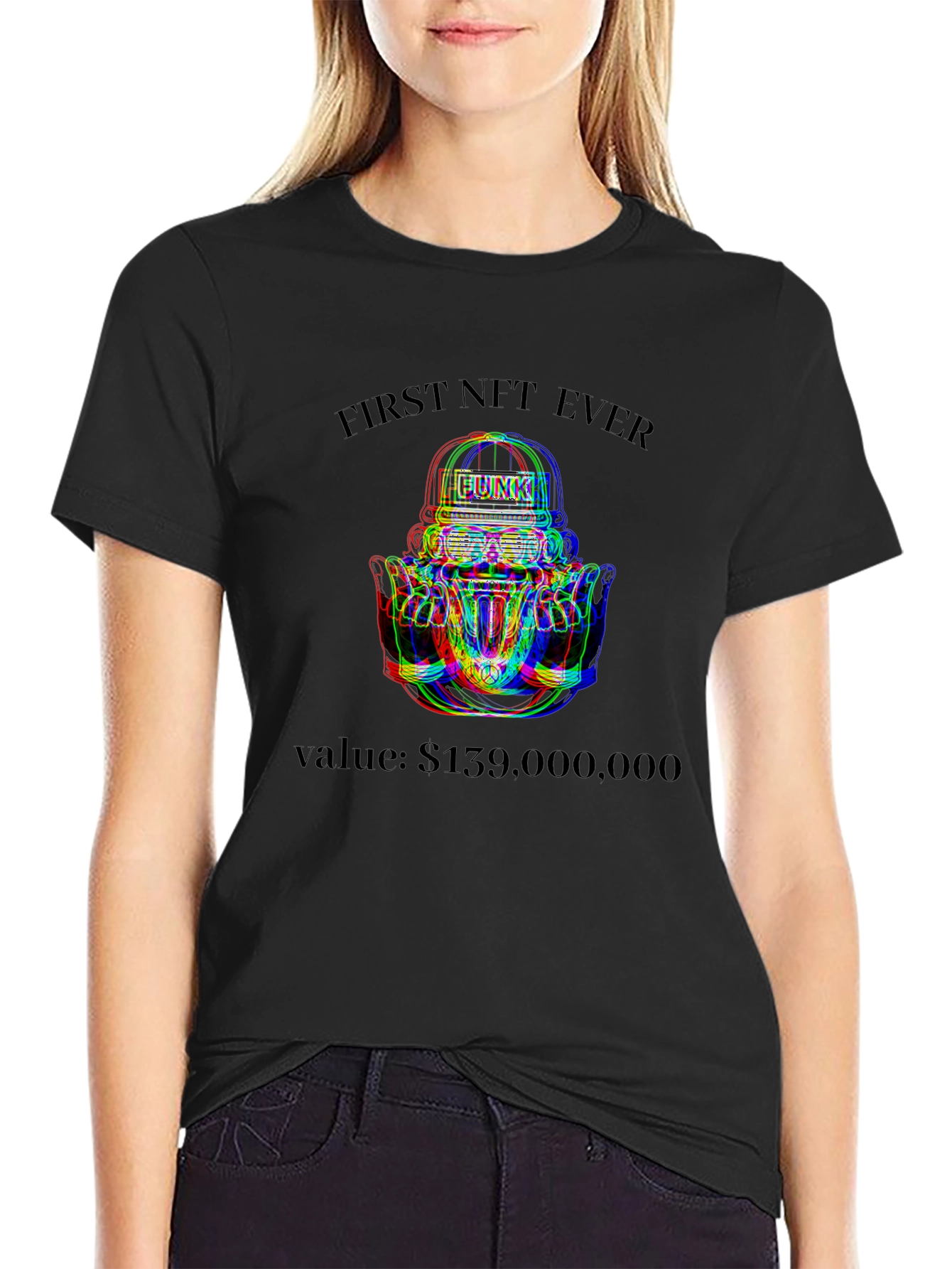 First NFT Ever Black T-Shirt
