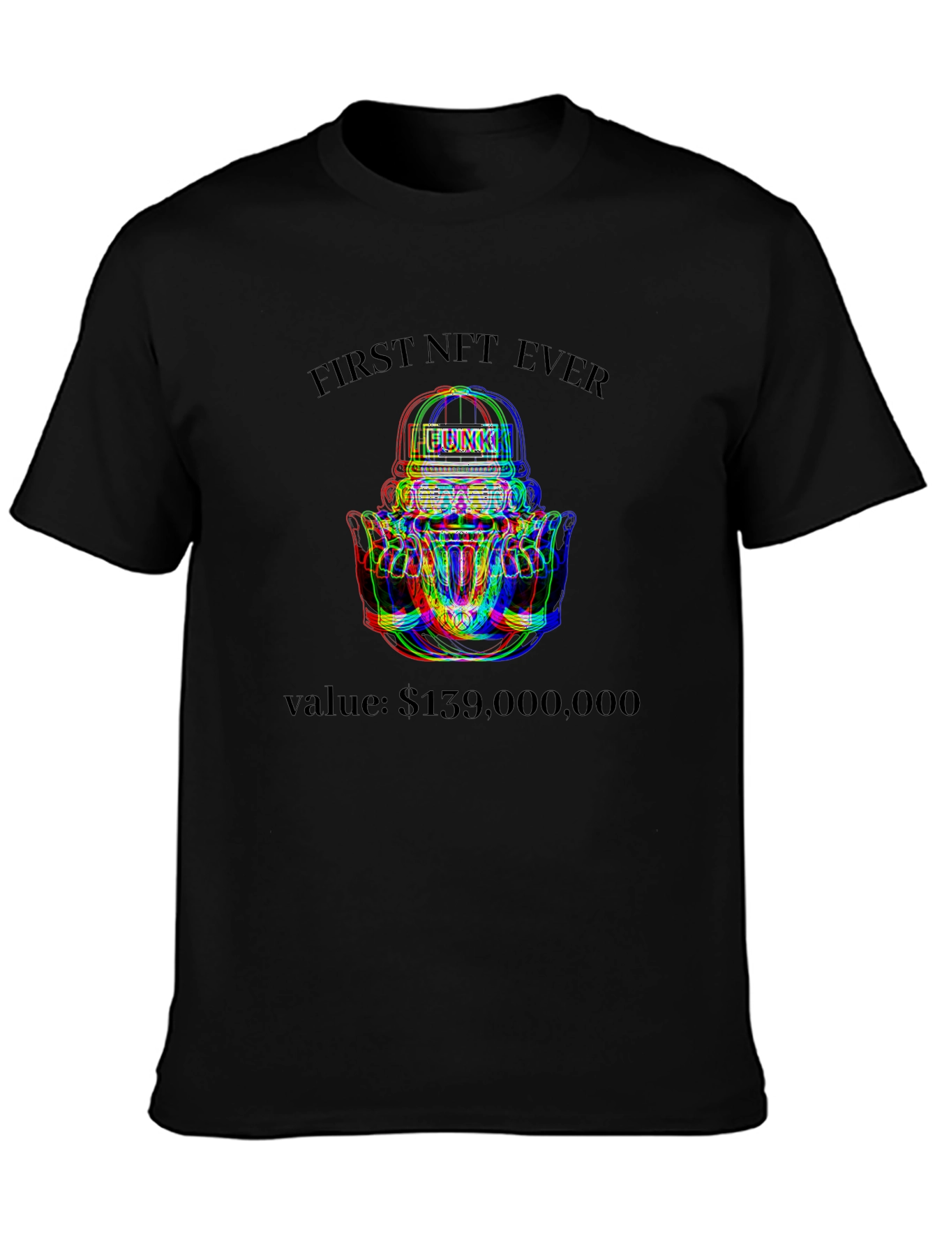 First NFT Ever Black T-Shirt