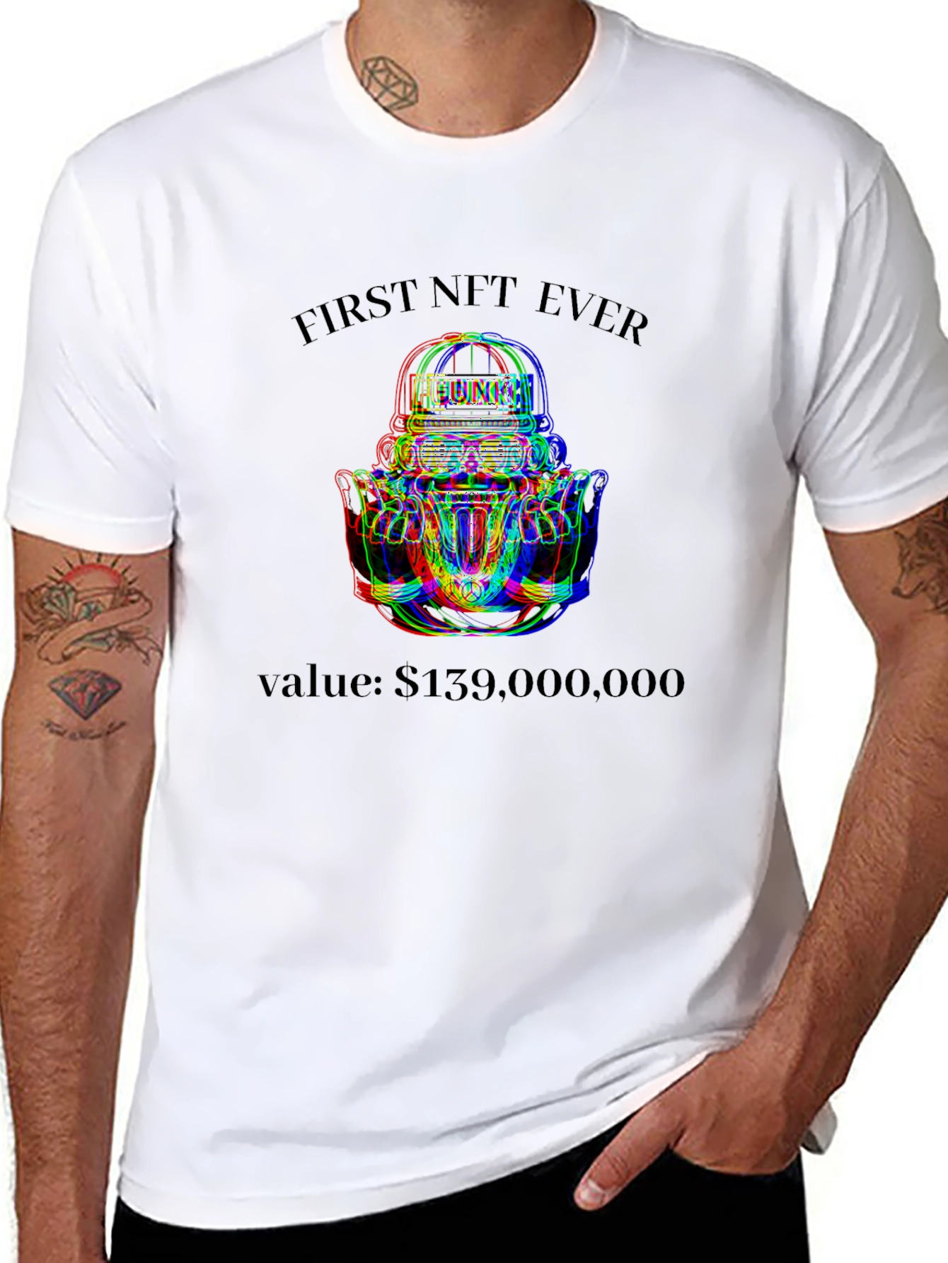 First NFT Ever Black T-Shirt