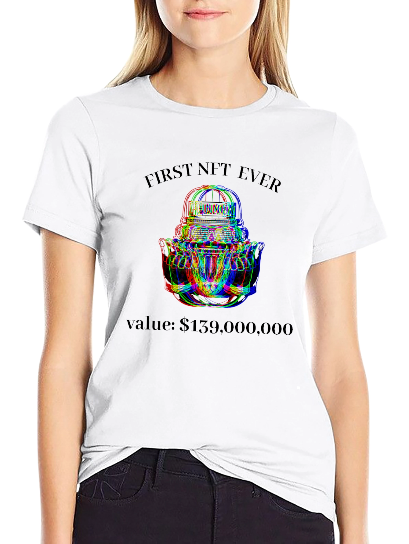 First NFT Ever Black T-Shirt