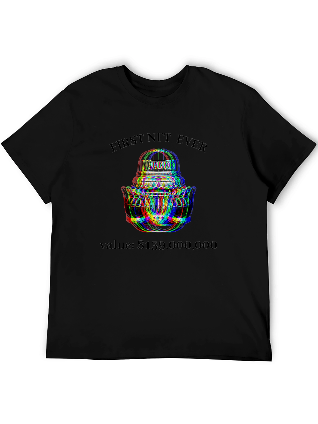 First NFT Ever Black T-Shirt