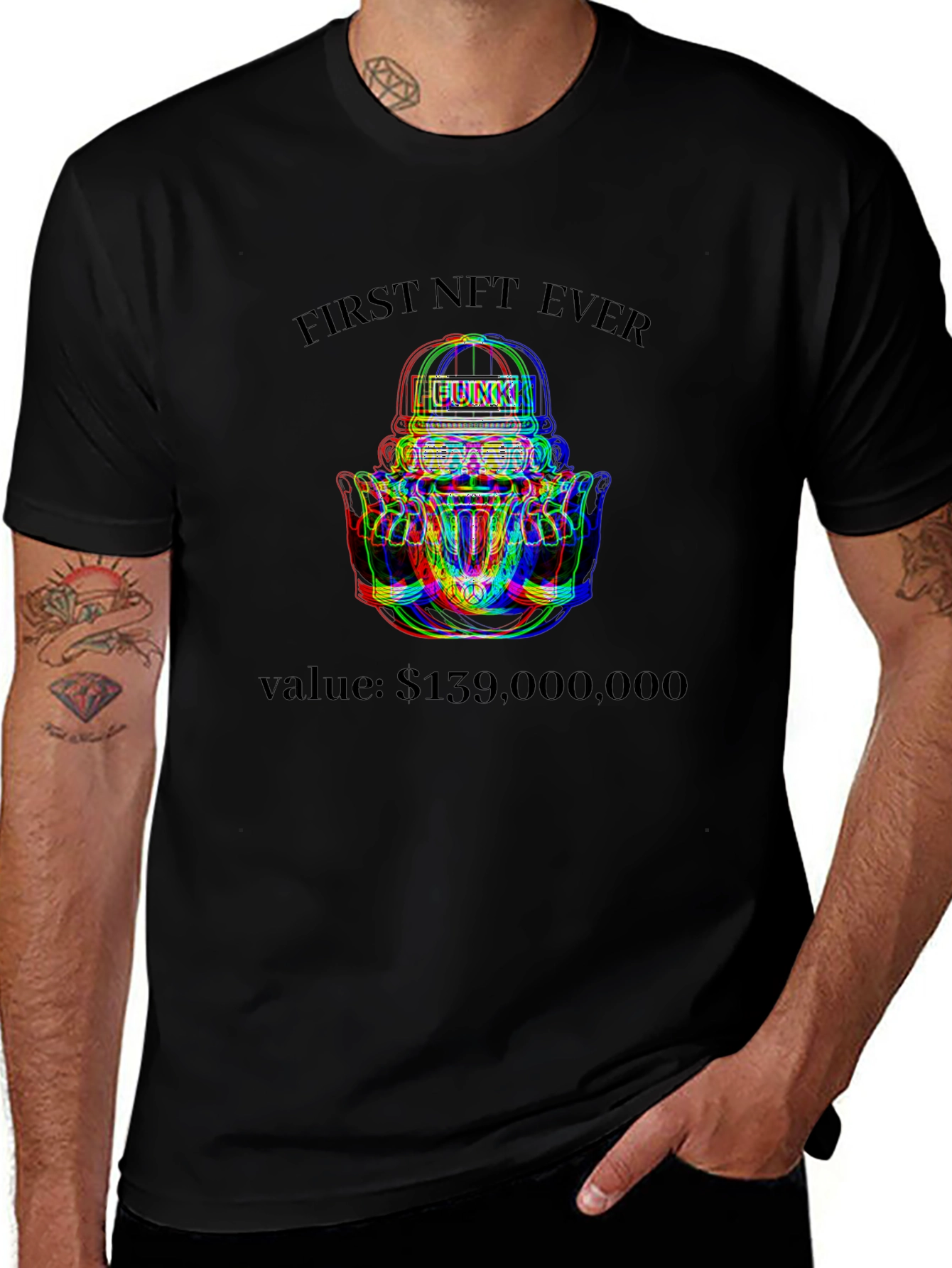 First NFT Ever Black T-Shirt