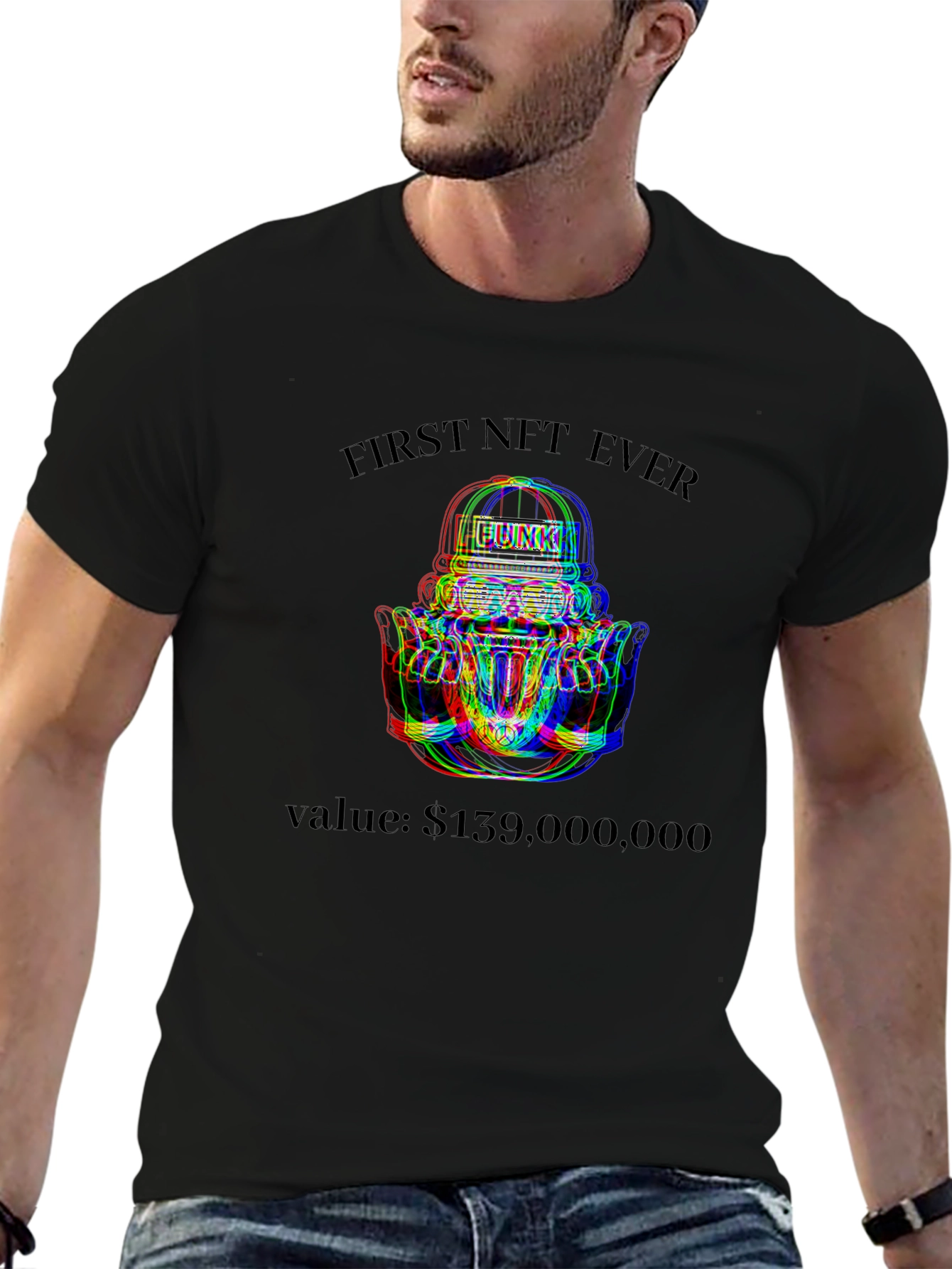 First NFT Ever Black T-Shirt