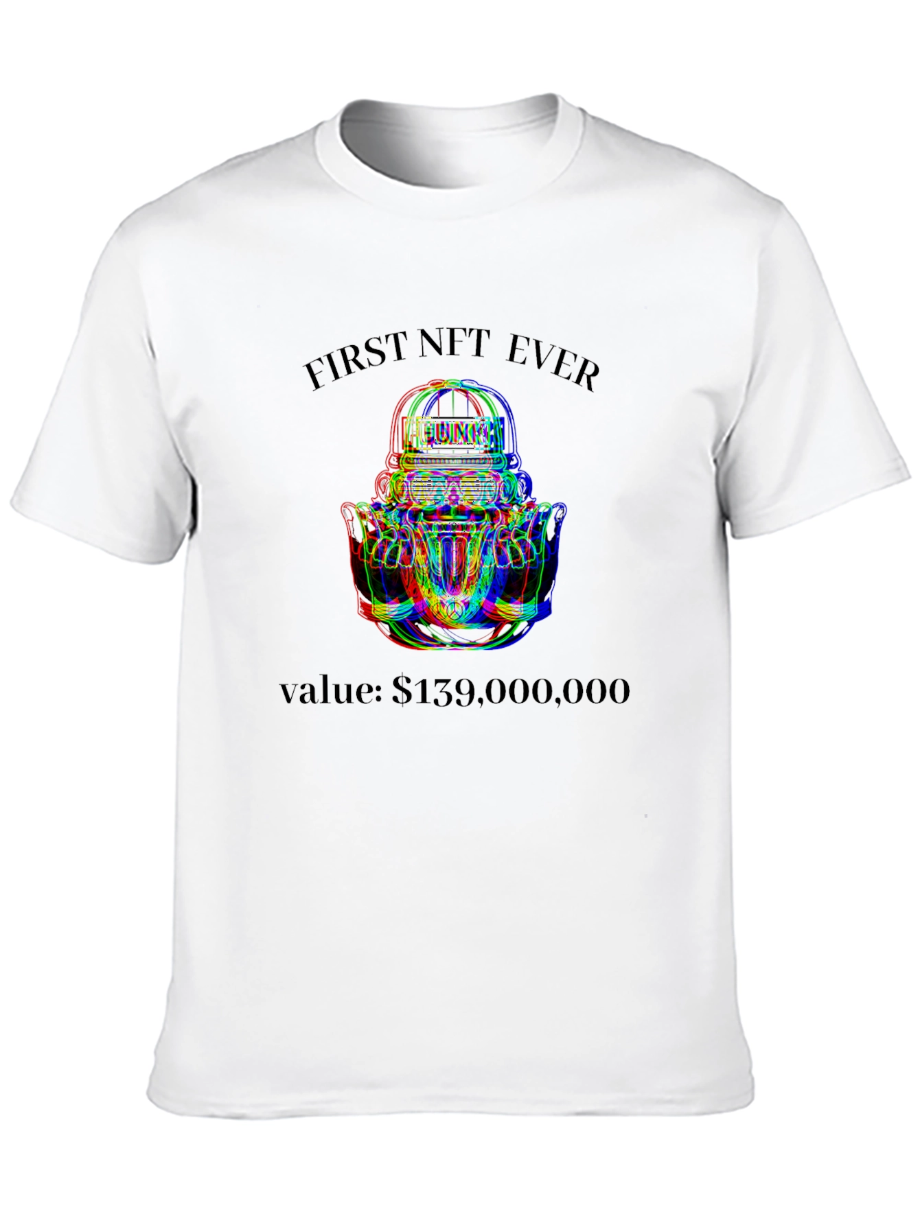 First NFT Ever Black T-Shirt