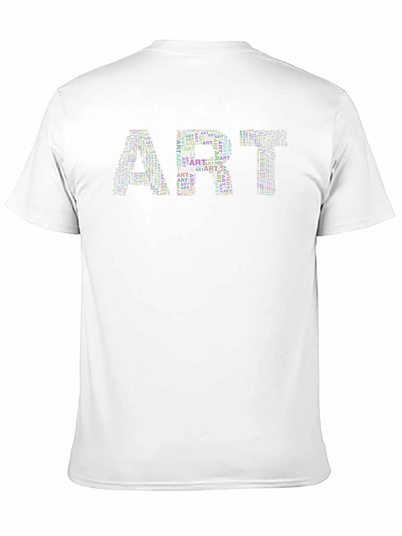 Art Word Collage T-Shirt - Stylish & Unique