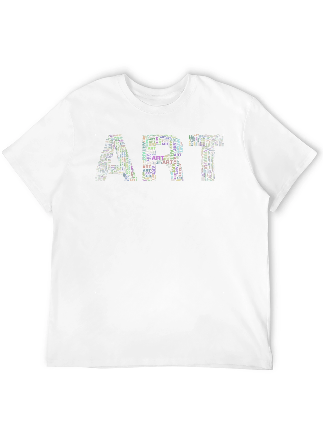 Art Word Collage T-Shirt - Stylish & Unique
