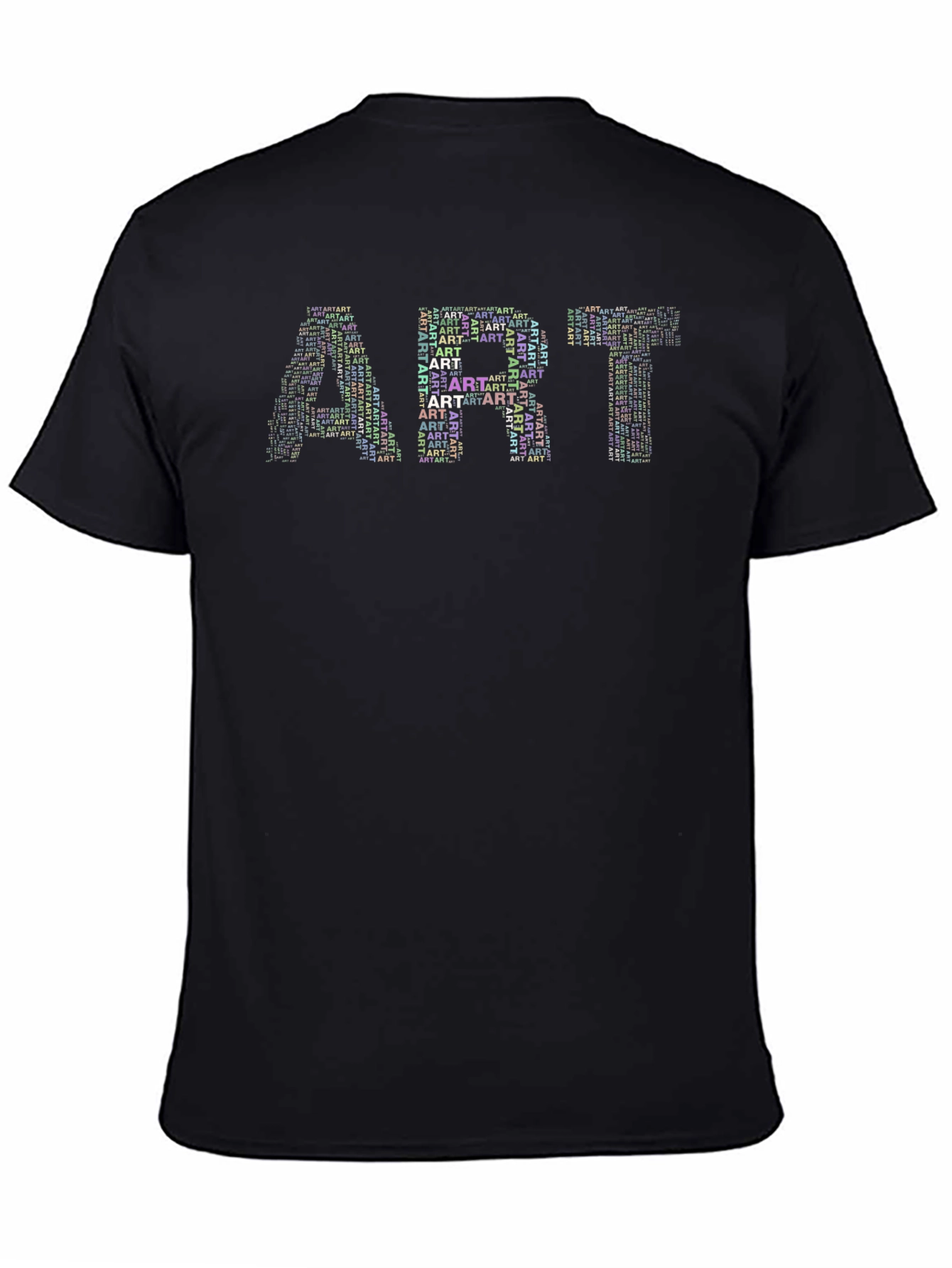 Art Word Collage T-Shirt - Stylish & Unique