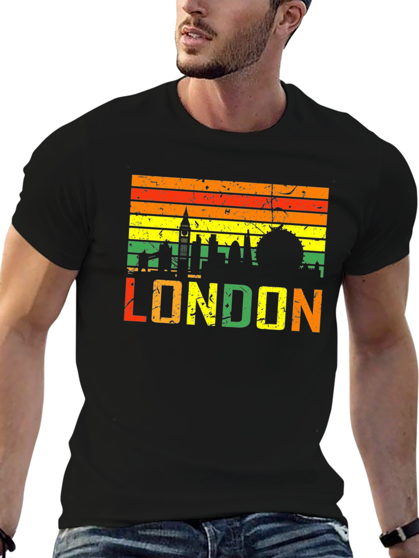 London Skyline Retro T-Shirt