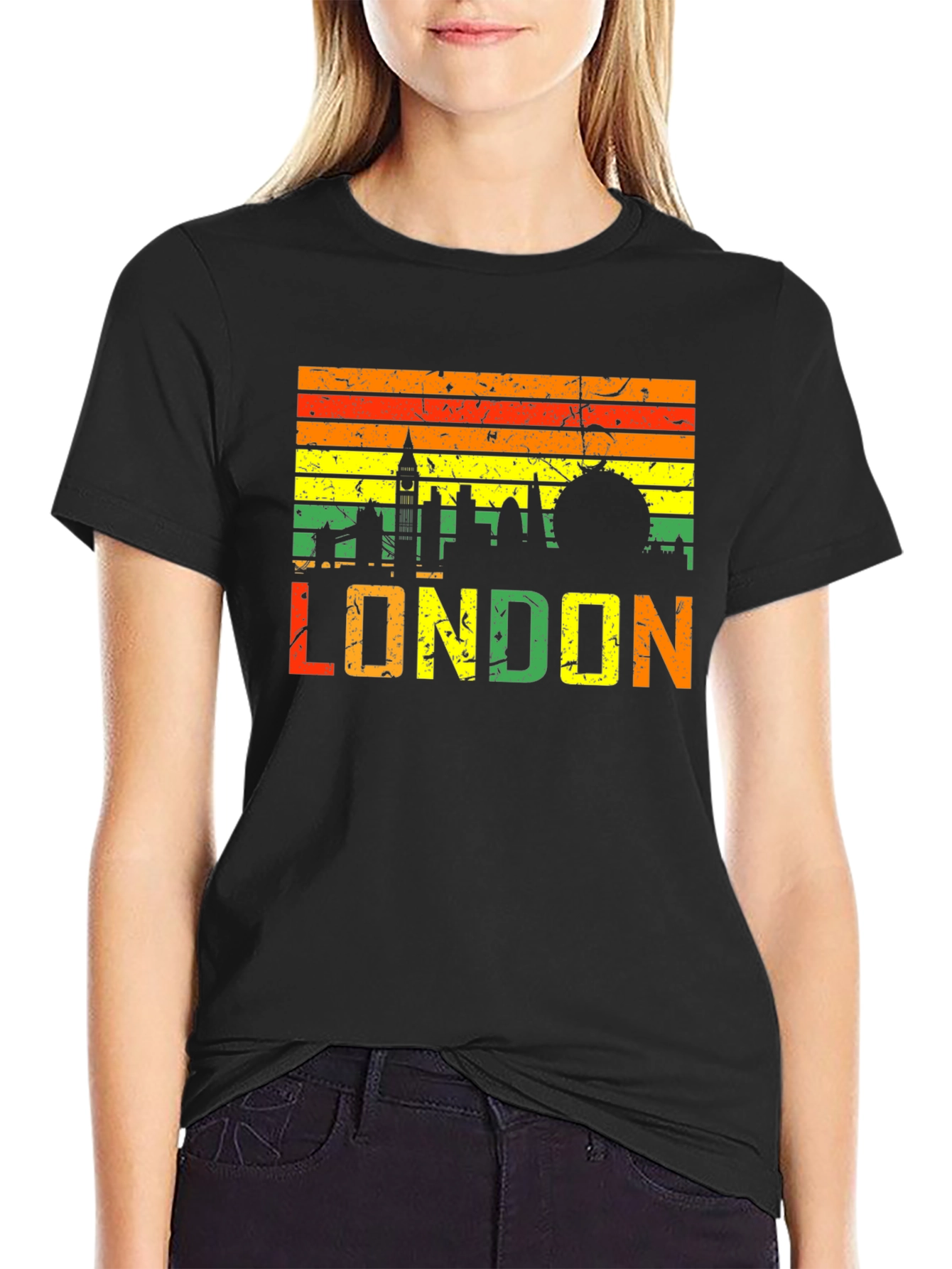 London Skyline Retro T-Shirt