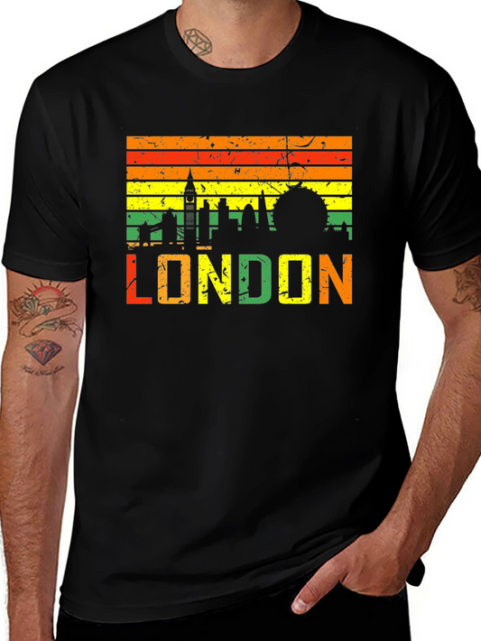 London Skyline Retro T-Shirt