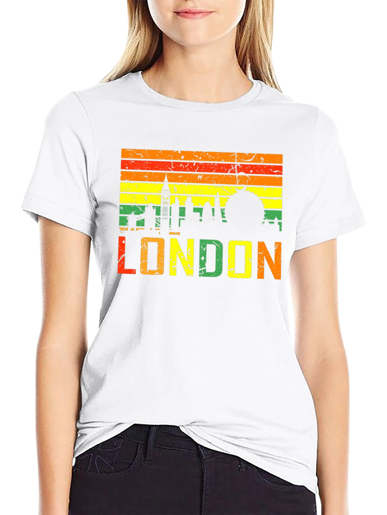 London Skyline Retro T-Shirt