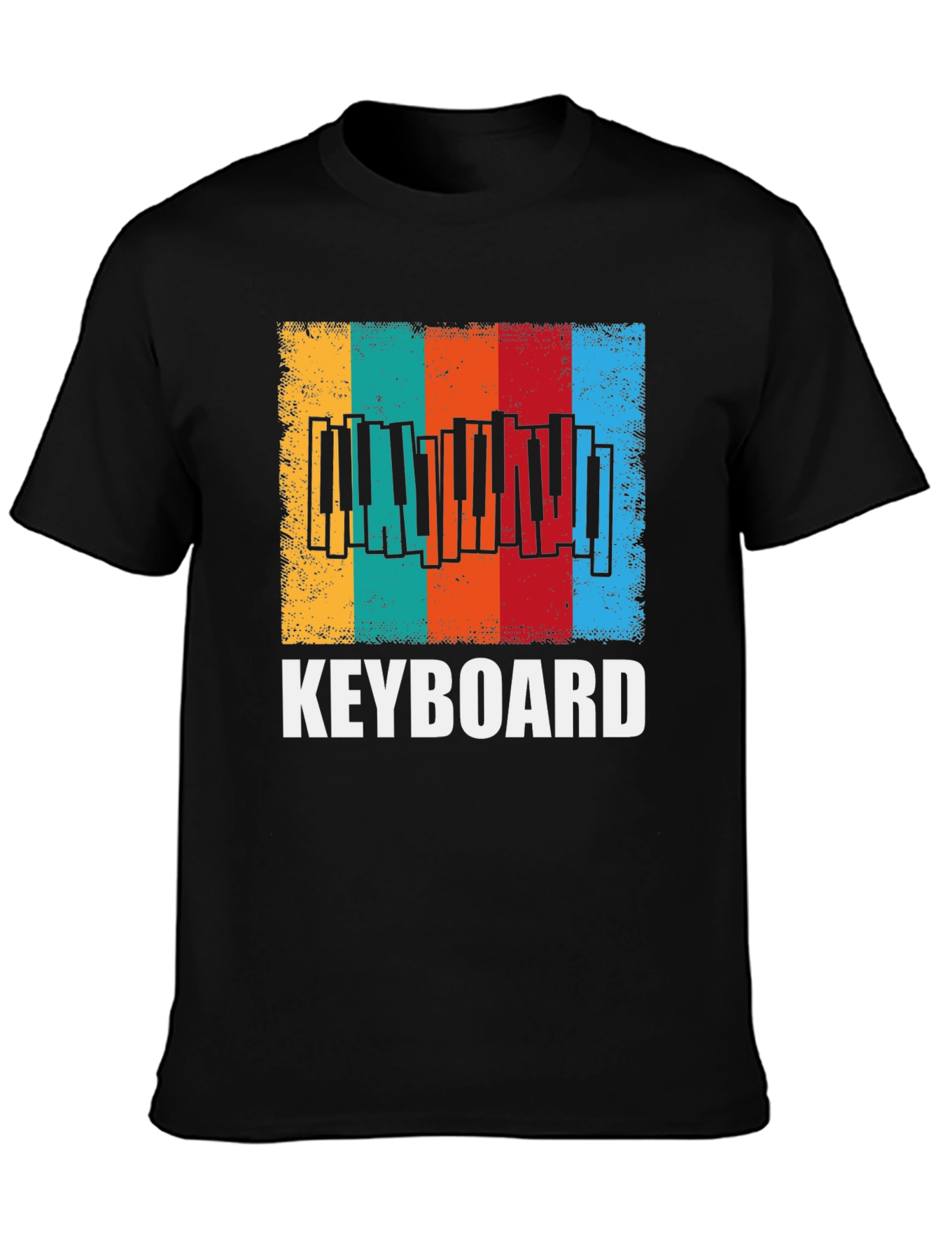 Retro Keyboard T-Shirt - Musician Tee
