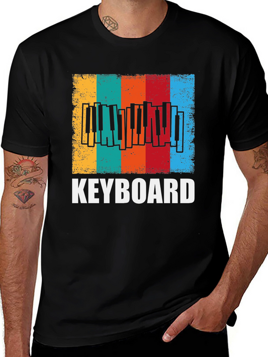 Retro Keyboard T-Shirt - Musician Tee