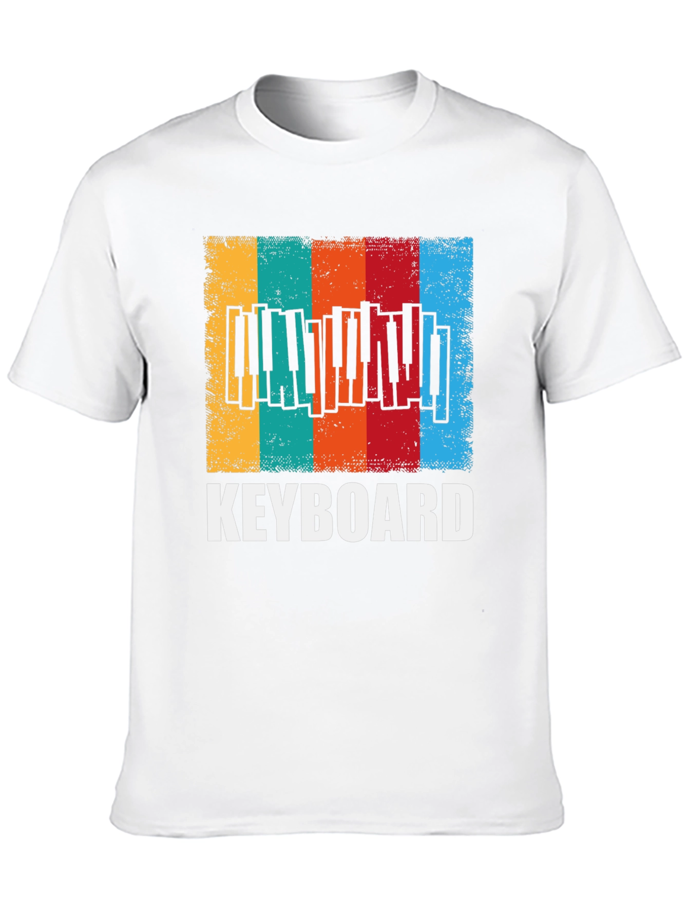 Retro Keyboard T-Shirt - Musician Tee