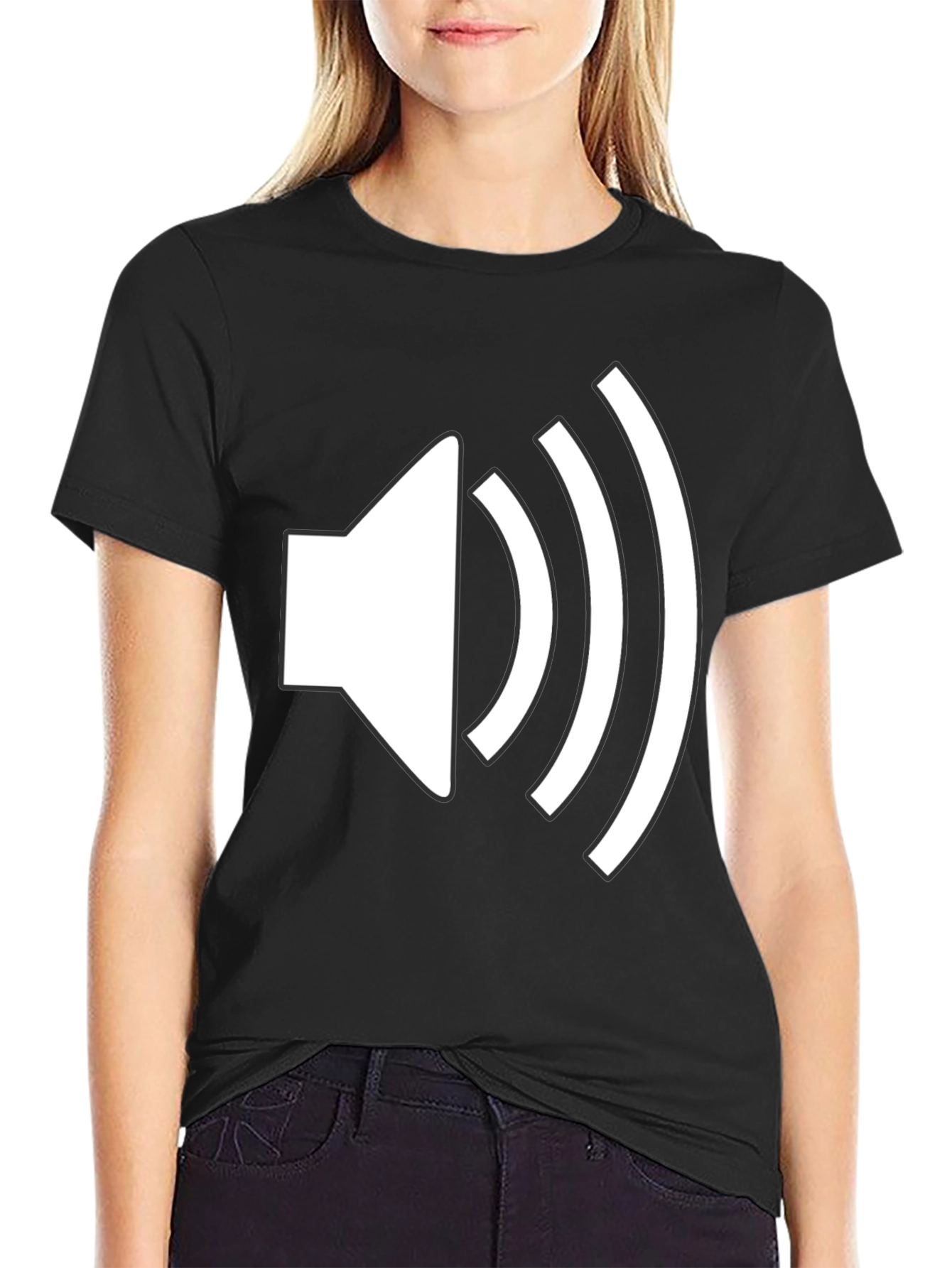 Sound Wave T-Shirt - Black Graphic Tee