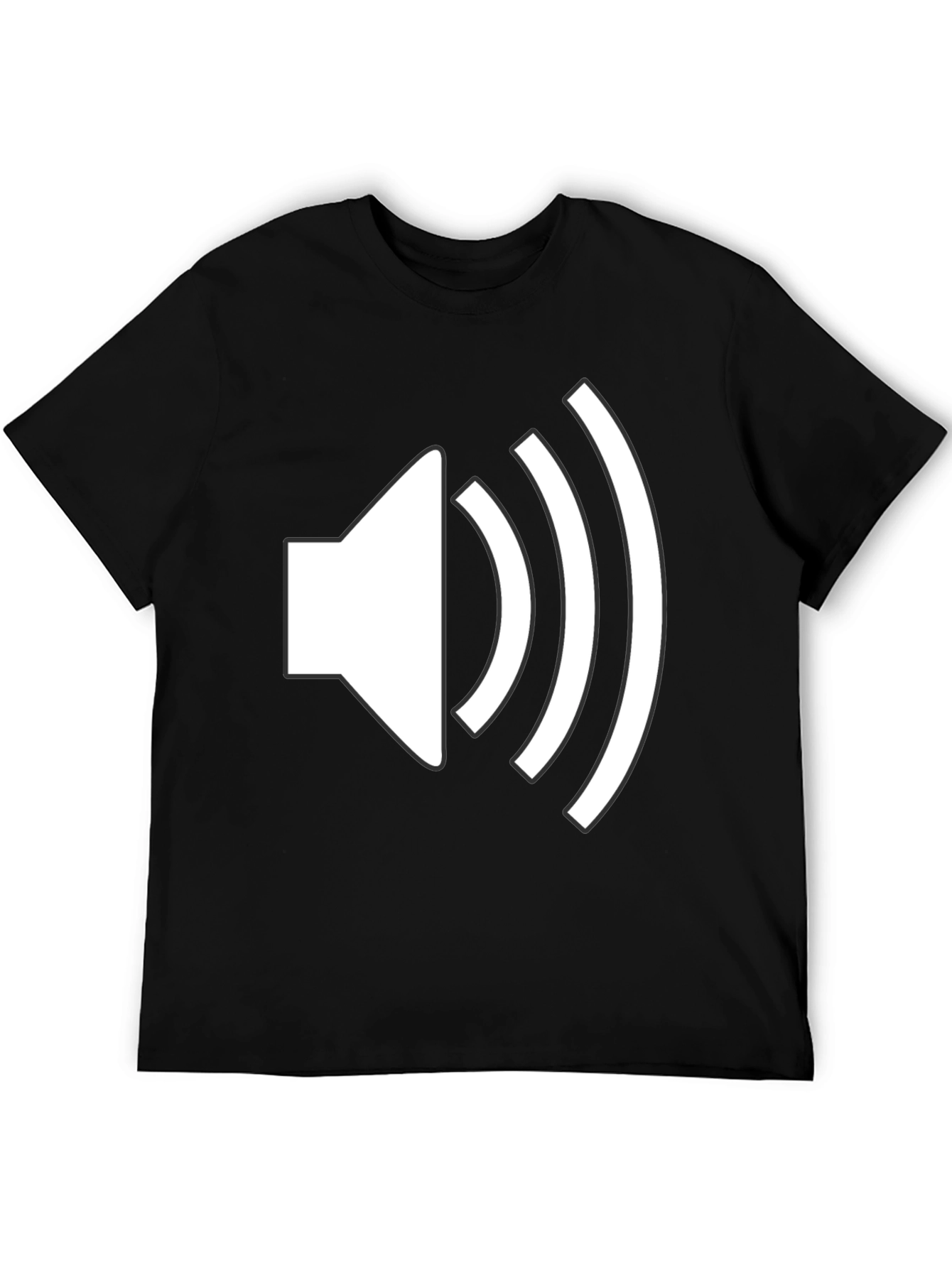 Sound Wave T-Shirt - Black Graphic Tee
