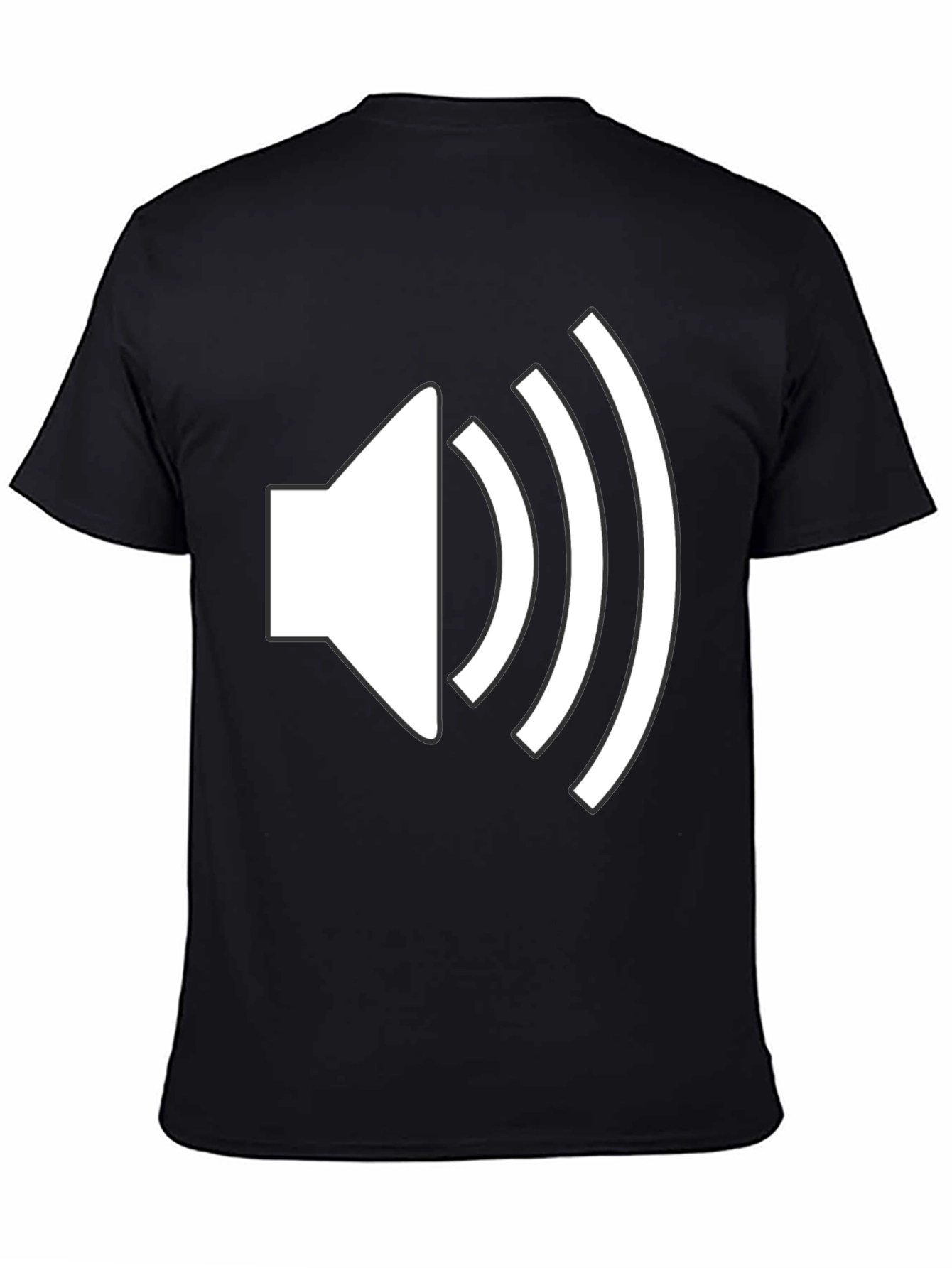 Sound Wave T-Shirt - Black Graphic Tee