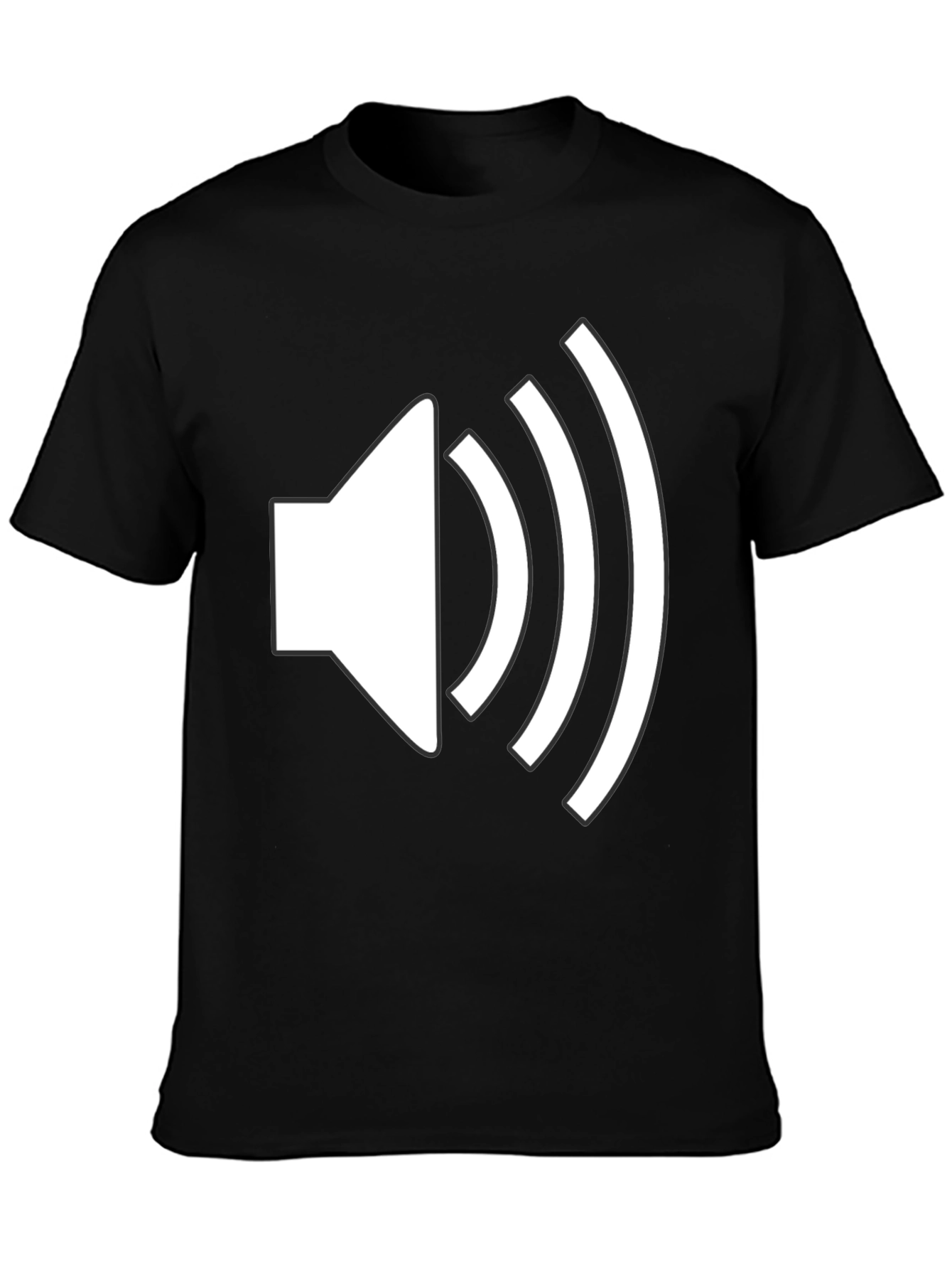Sound Wave T-Shirt - Black Graphic Tee
