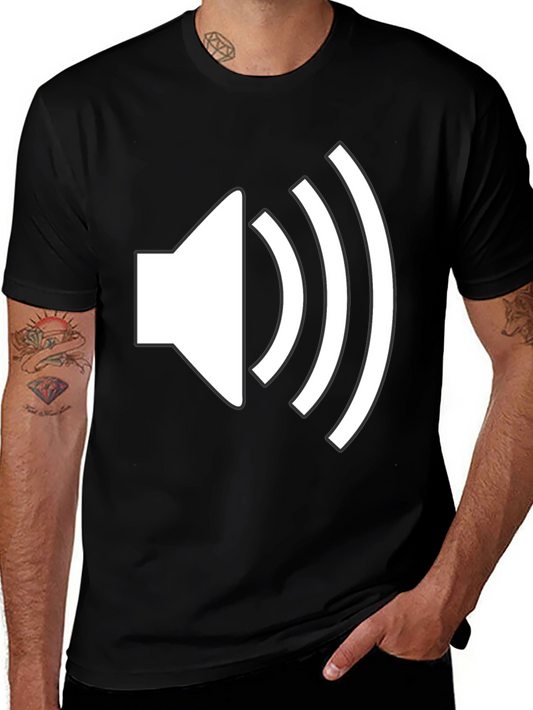 Sound Wave T-Shirt - Black Graphic Tee