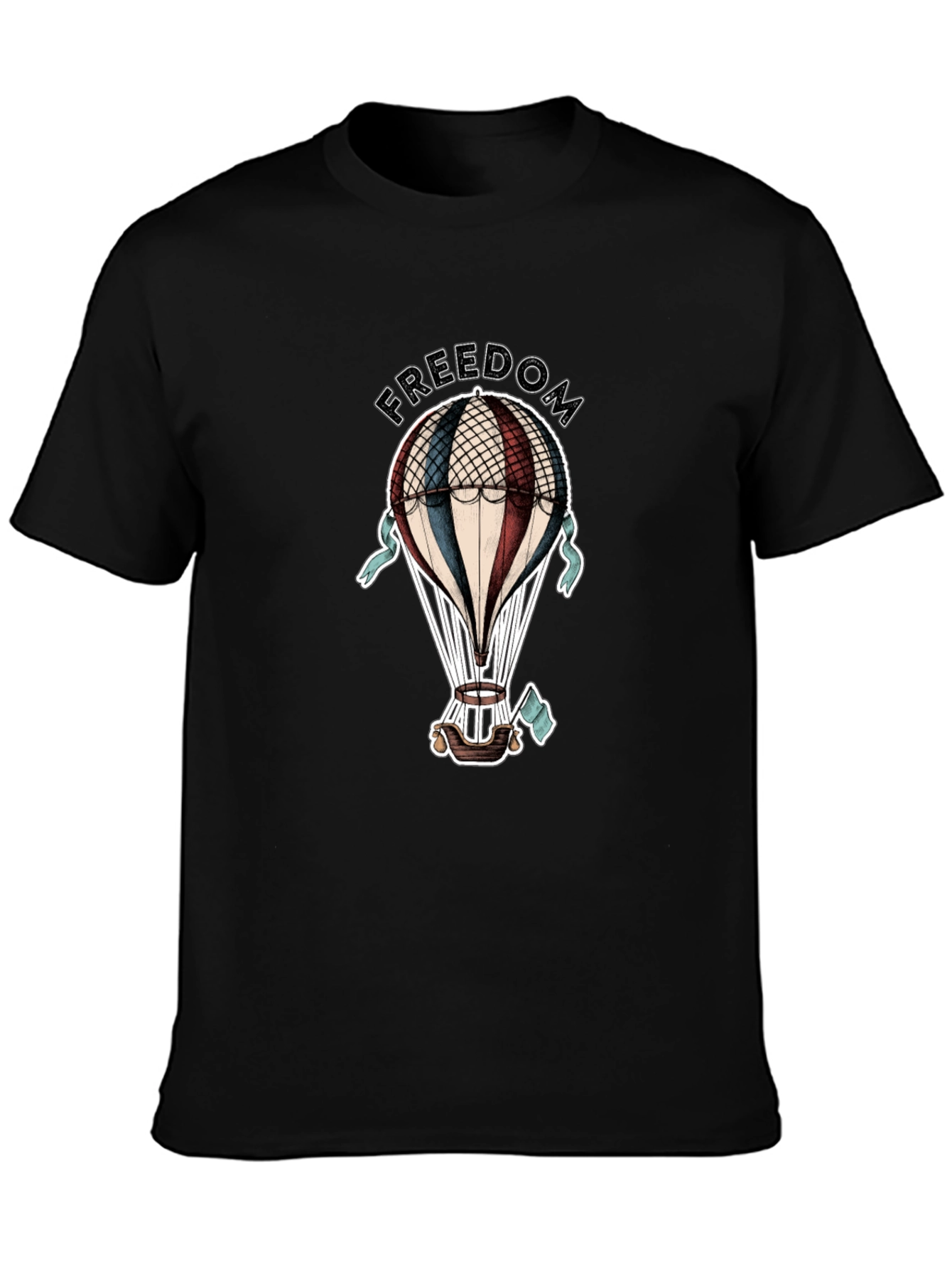Freedom Hot Air Balloon Graphic Tee