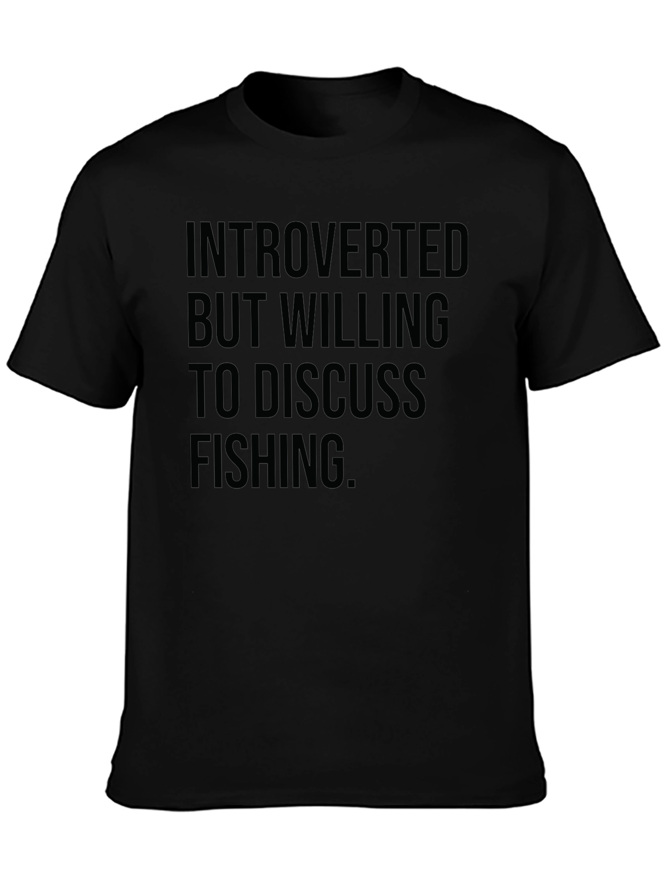 Introverted Fishing Graphic Tee