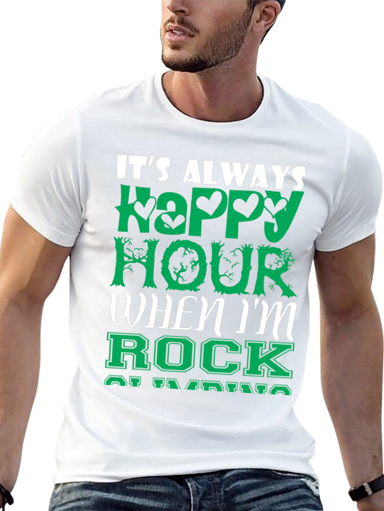 Its Always Happy Hour Rock Climbing T-Shirt