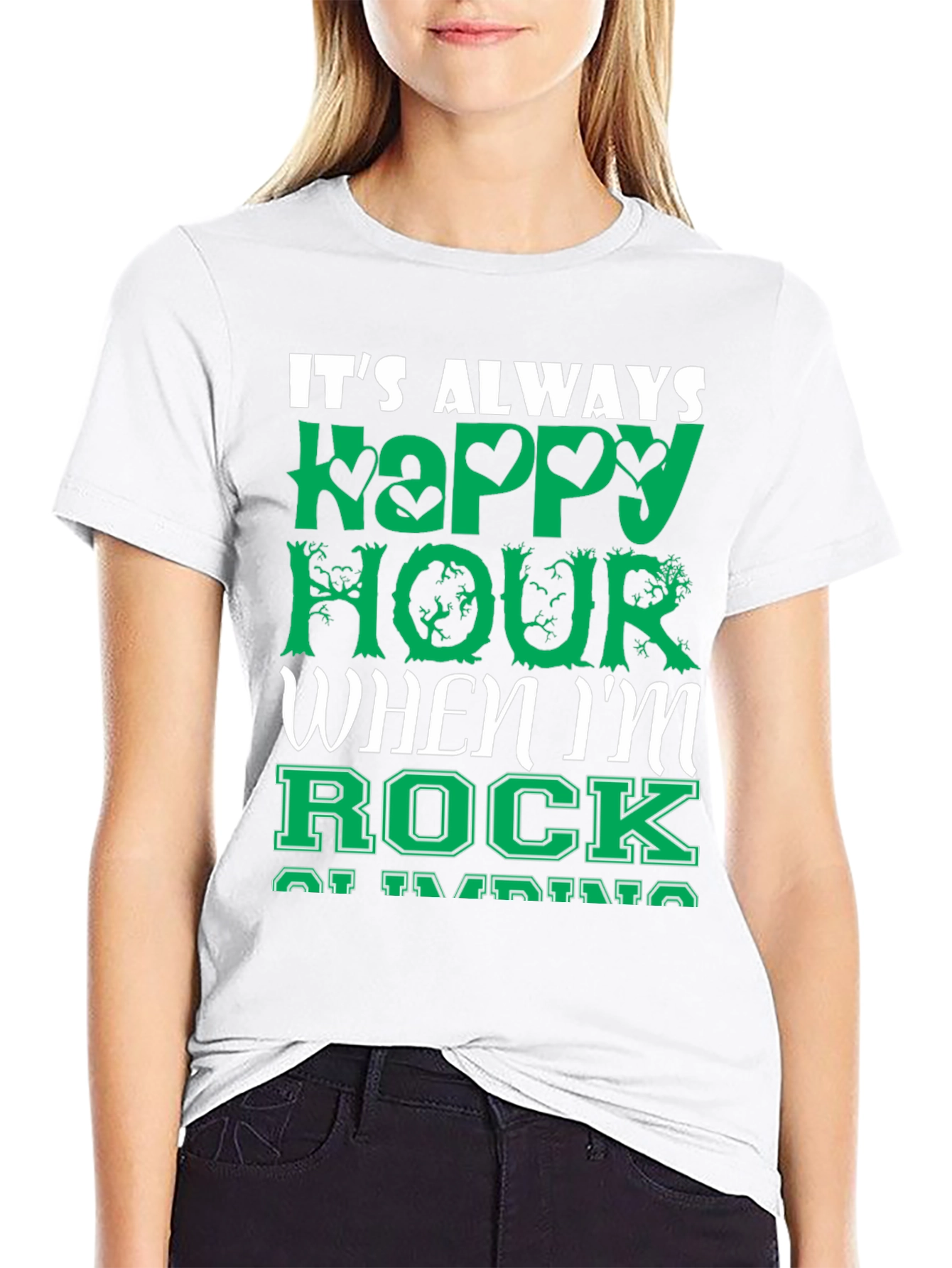Its Always Happy Hour Rock Climbing T-Shirt