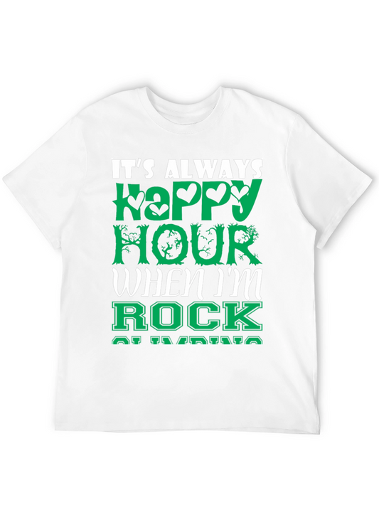 Its Always Happy Hour Rock Climbing T-Shirt