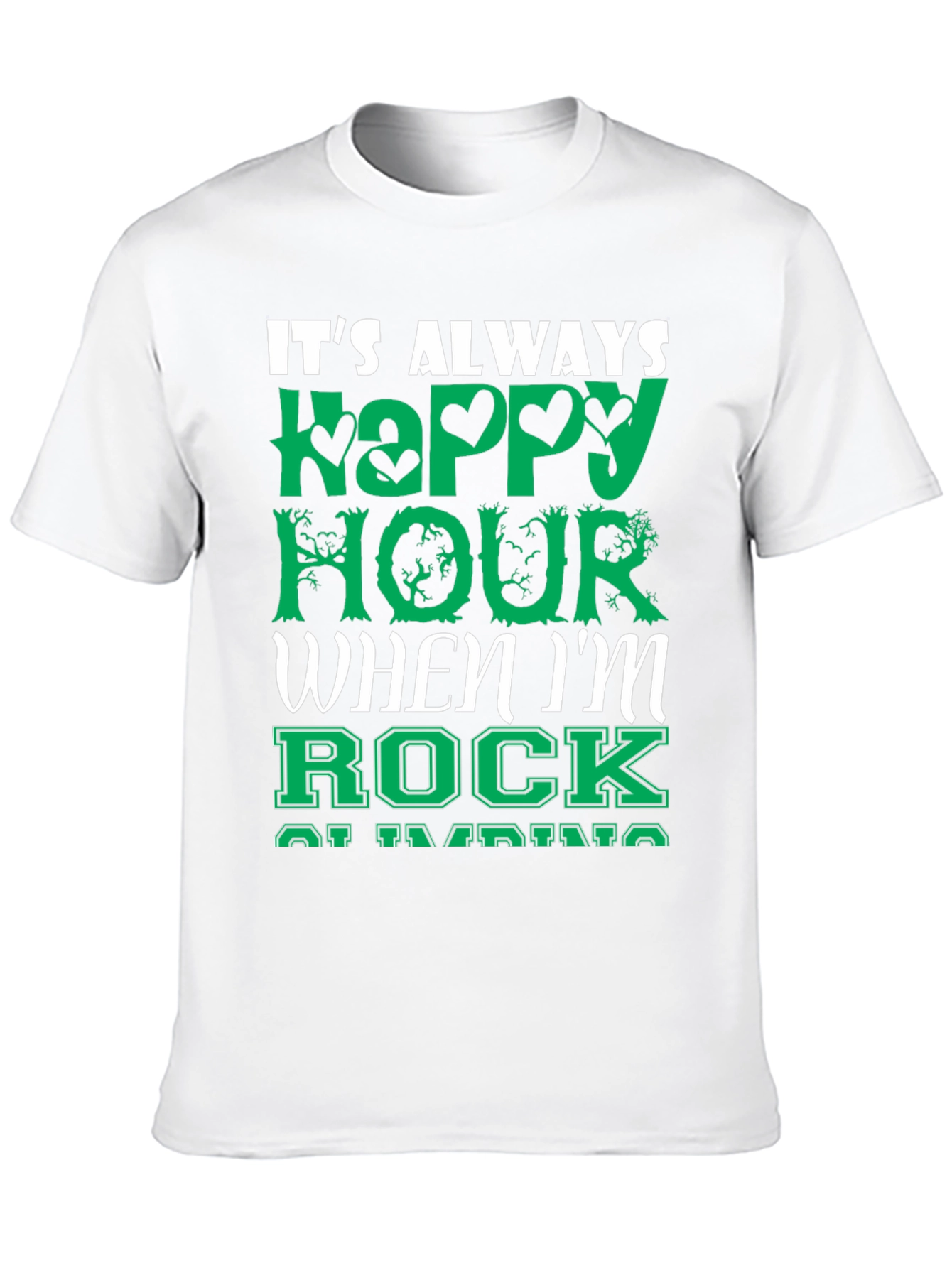 Its Always Happy Hour Rock Climbing T-Shirt