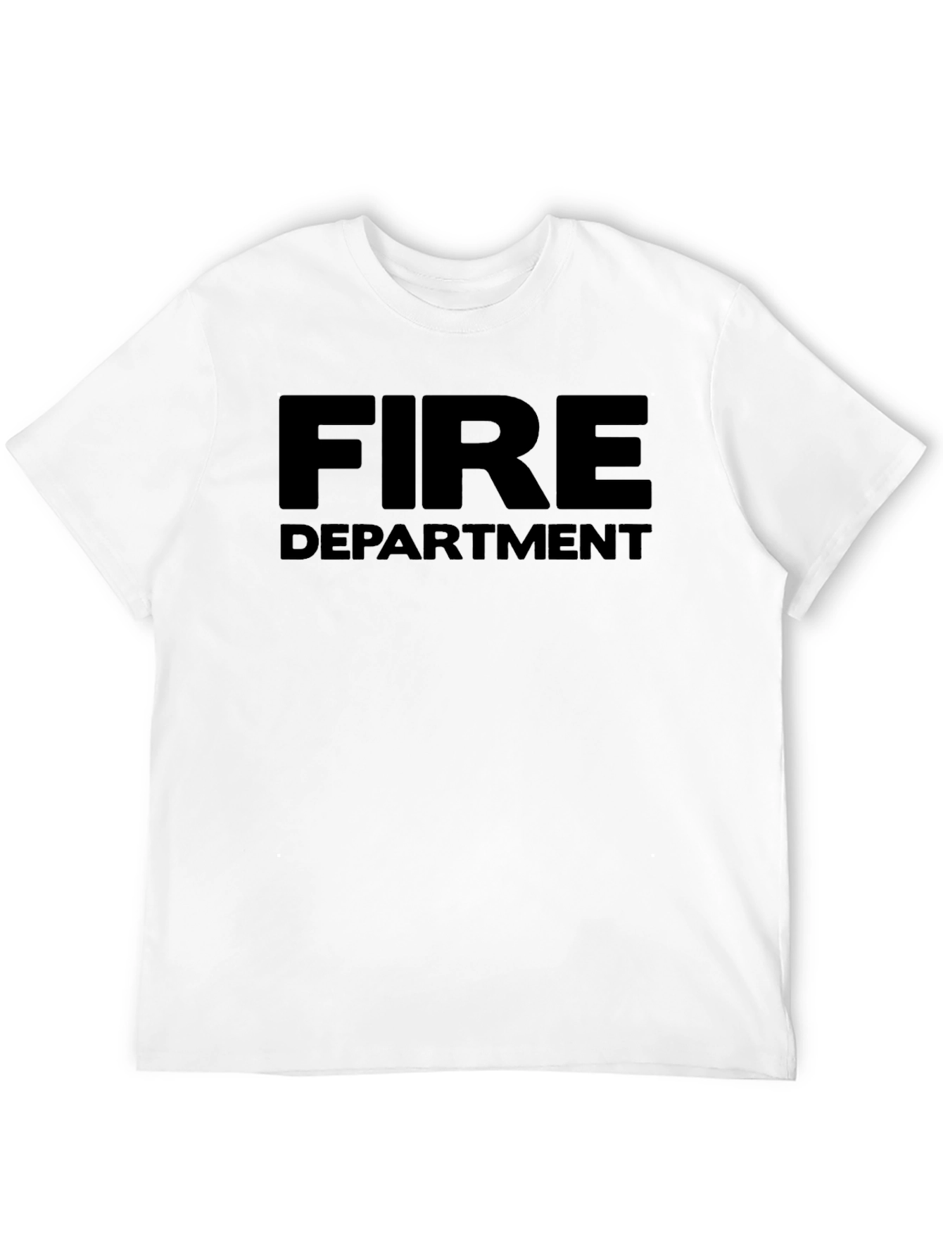 Fire Department Black T-Shirt