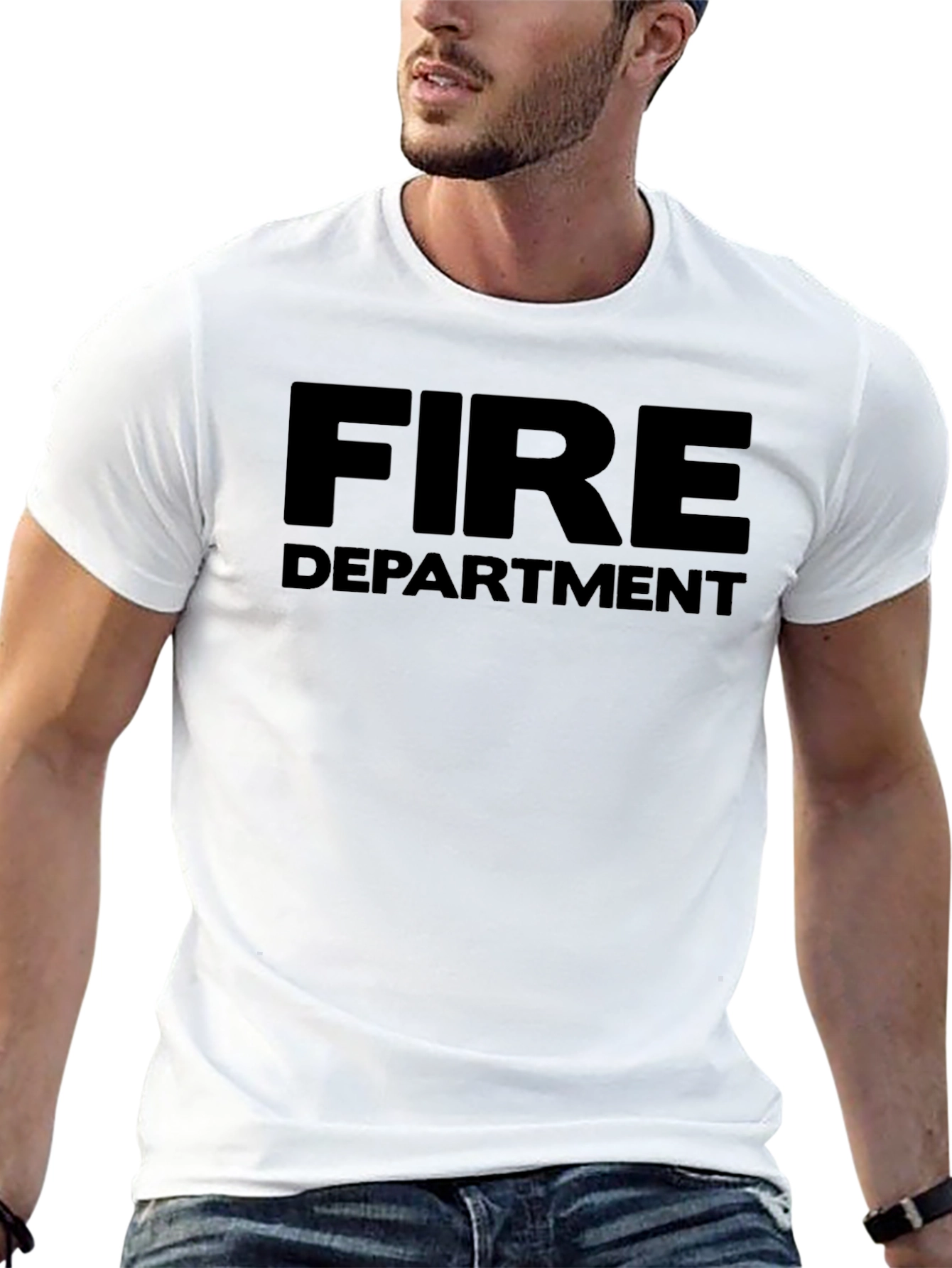 Fire Department Black T-Shirt
