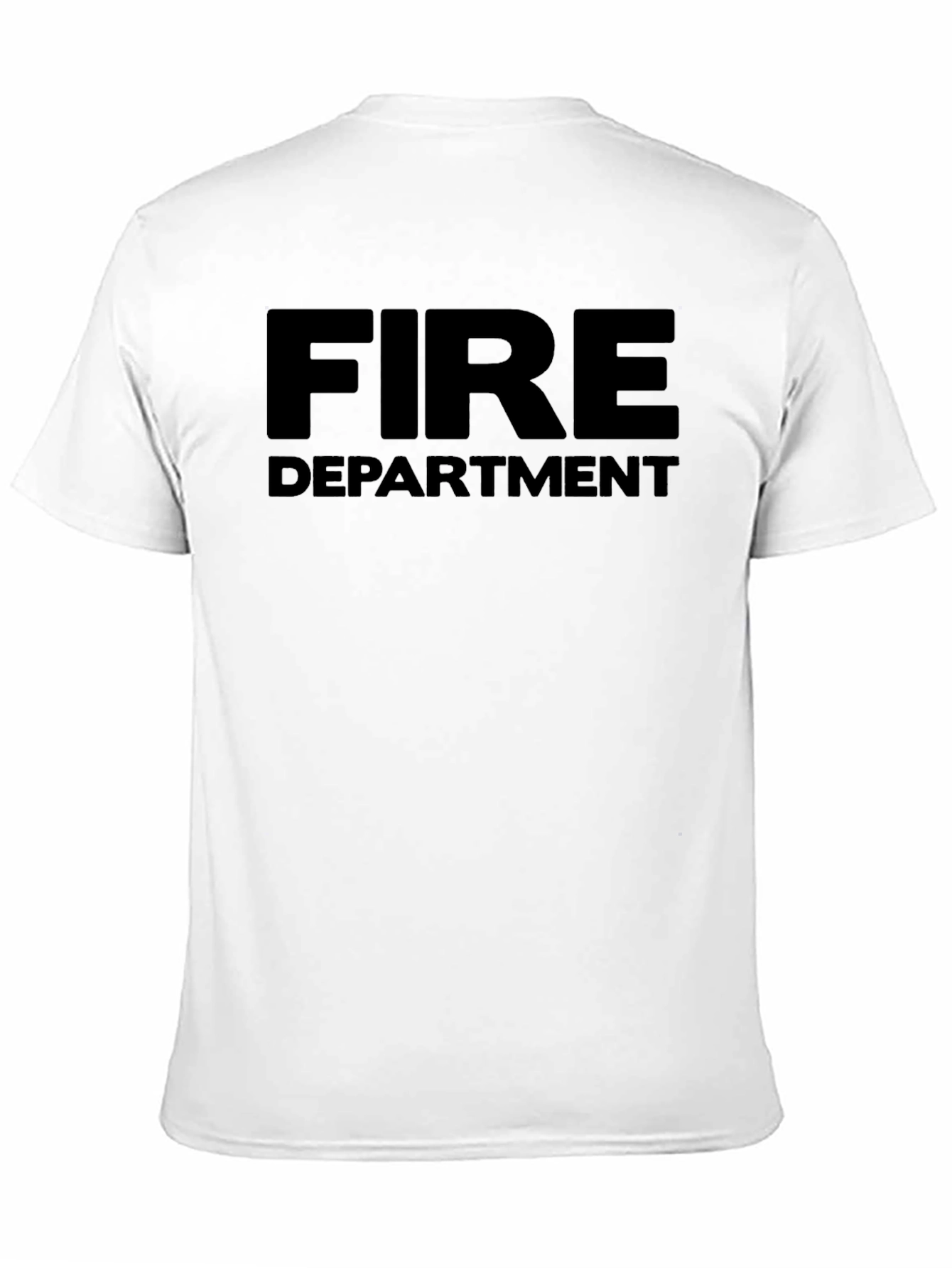 Fire Department Black T-Shirt