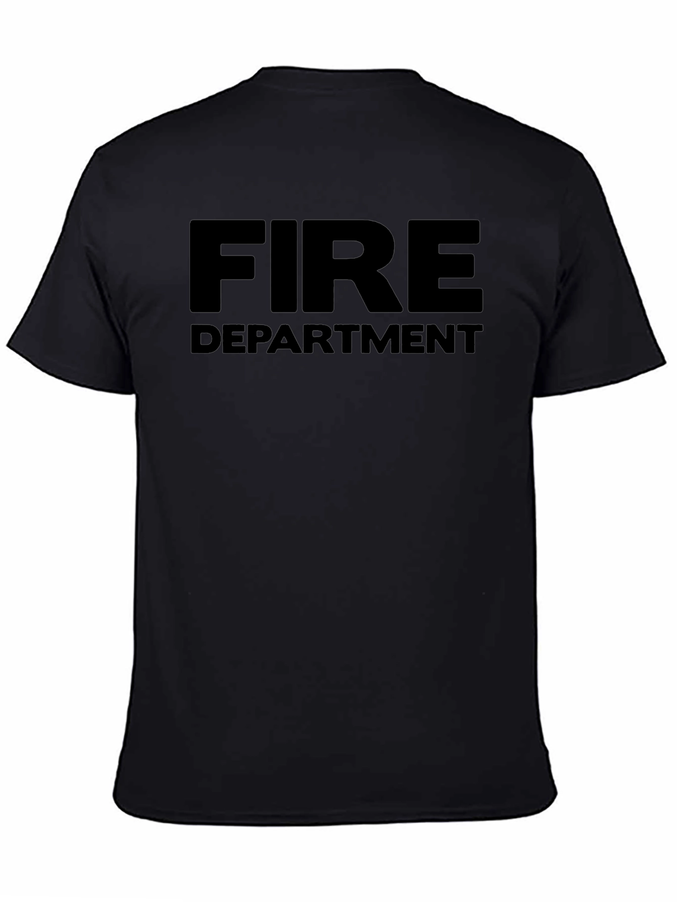 Fire Department Black T-Shirt