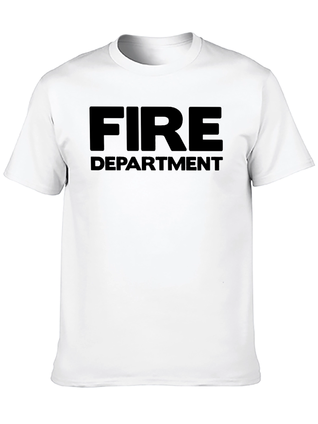 Fire Department Black T-Shirt