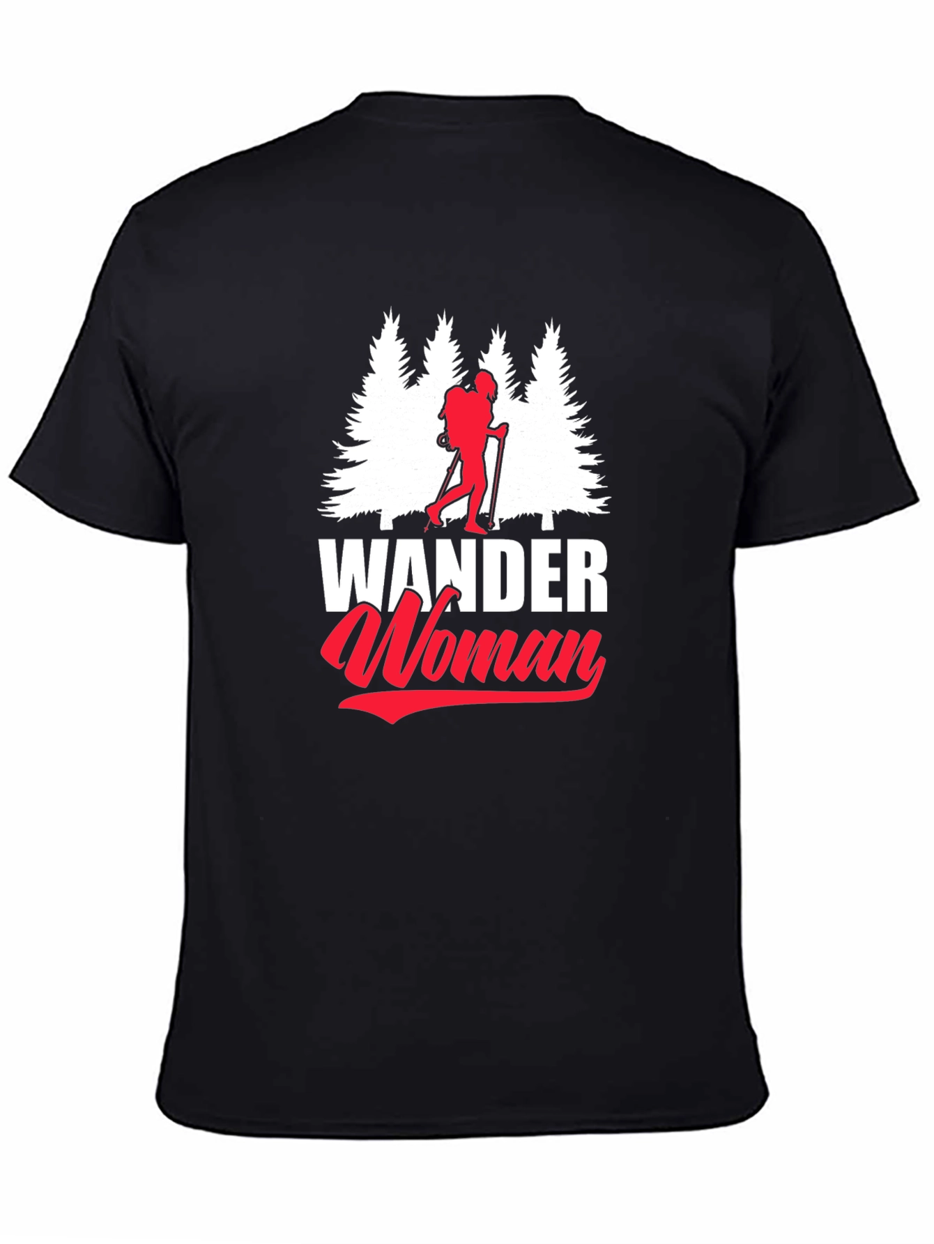 Wander Woman Graphic Tee - Black Hiking Shirt