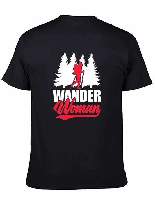 Wander Woman Graphic Tee - Black Hiking Shirt